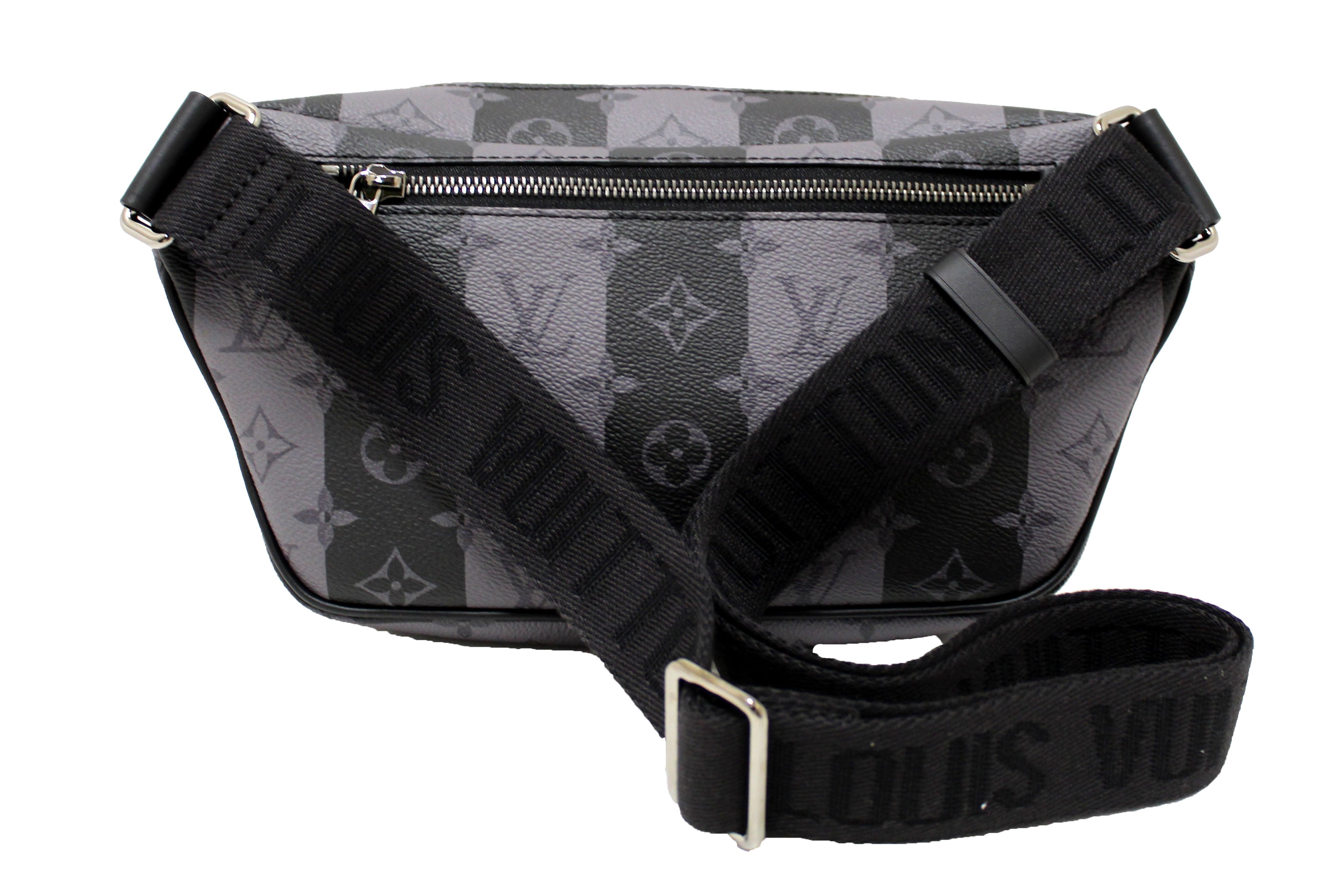 Authentic NEW Louis Vuitton x NIGO Monogram Eclipse Striped Canvas Modular Sling Bag