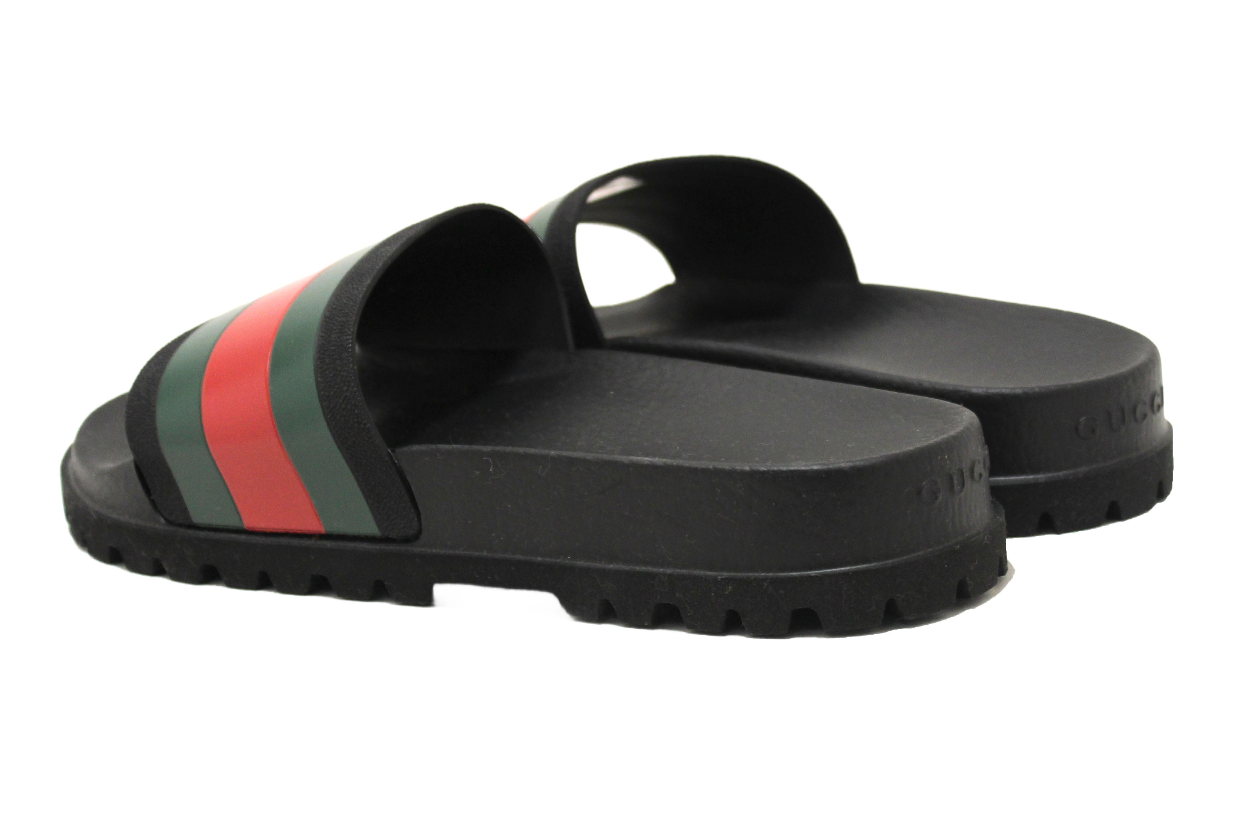 Authentic NEW Gucci Men's slide sandal with Web Size 9.5 US