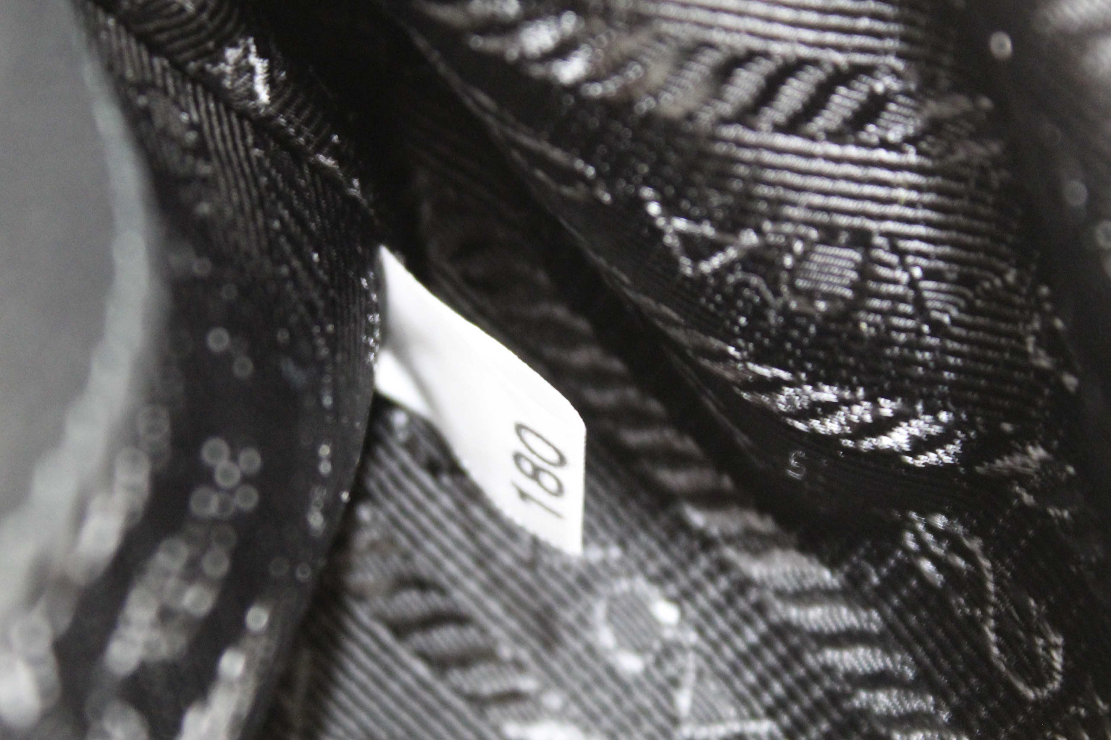 Authentic Prada Black Leather Darling Hand and Shoulder Bag