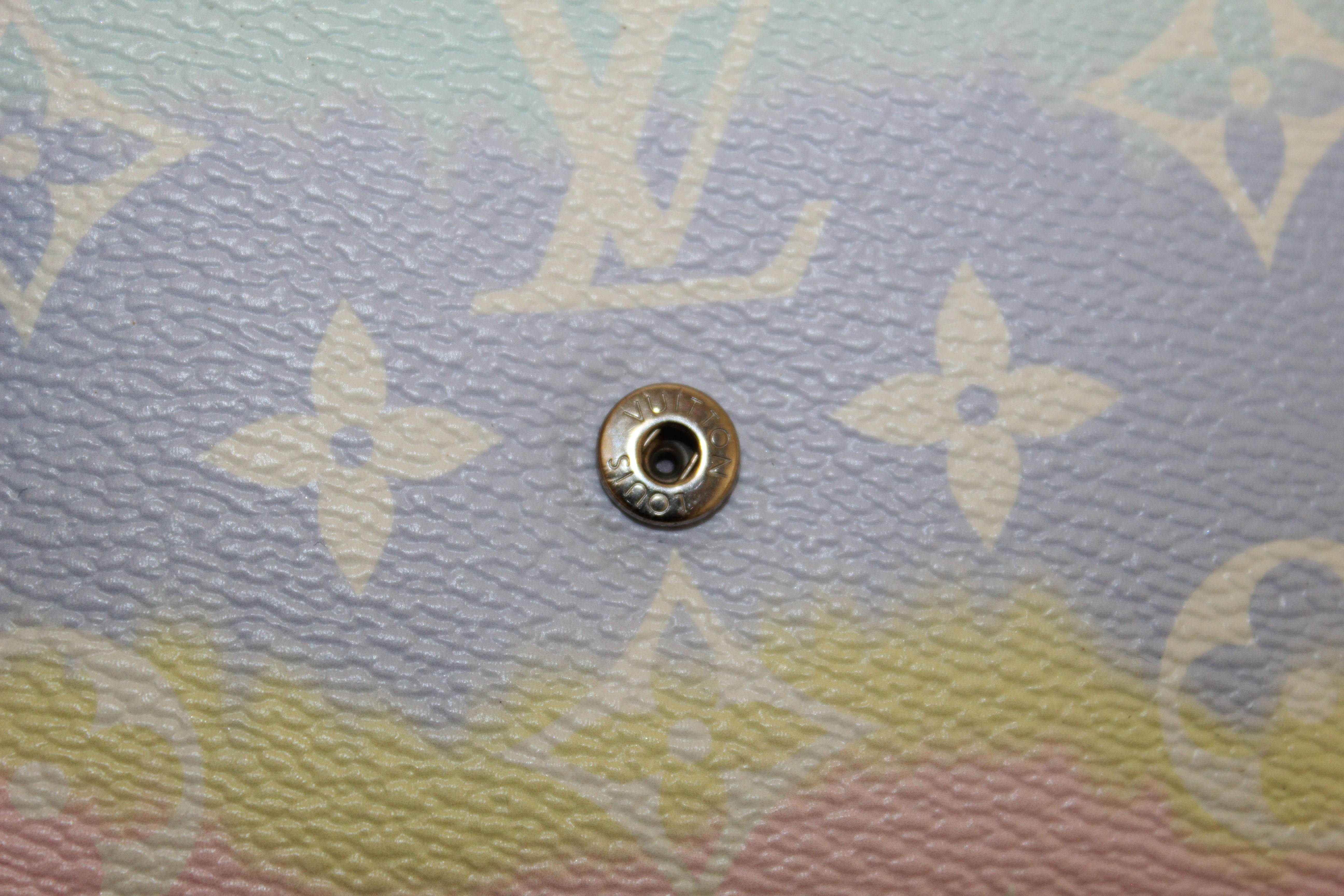 Authentic Louis Vuitton Pastel Monogram Escale Victorine Wallet