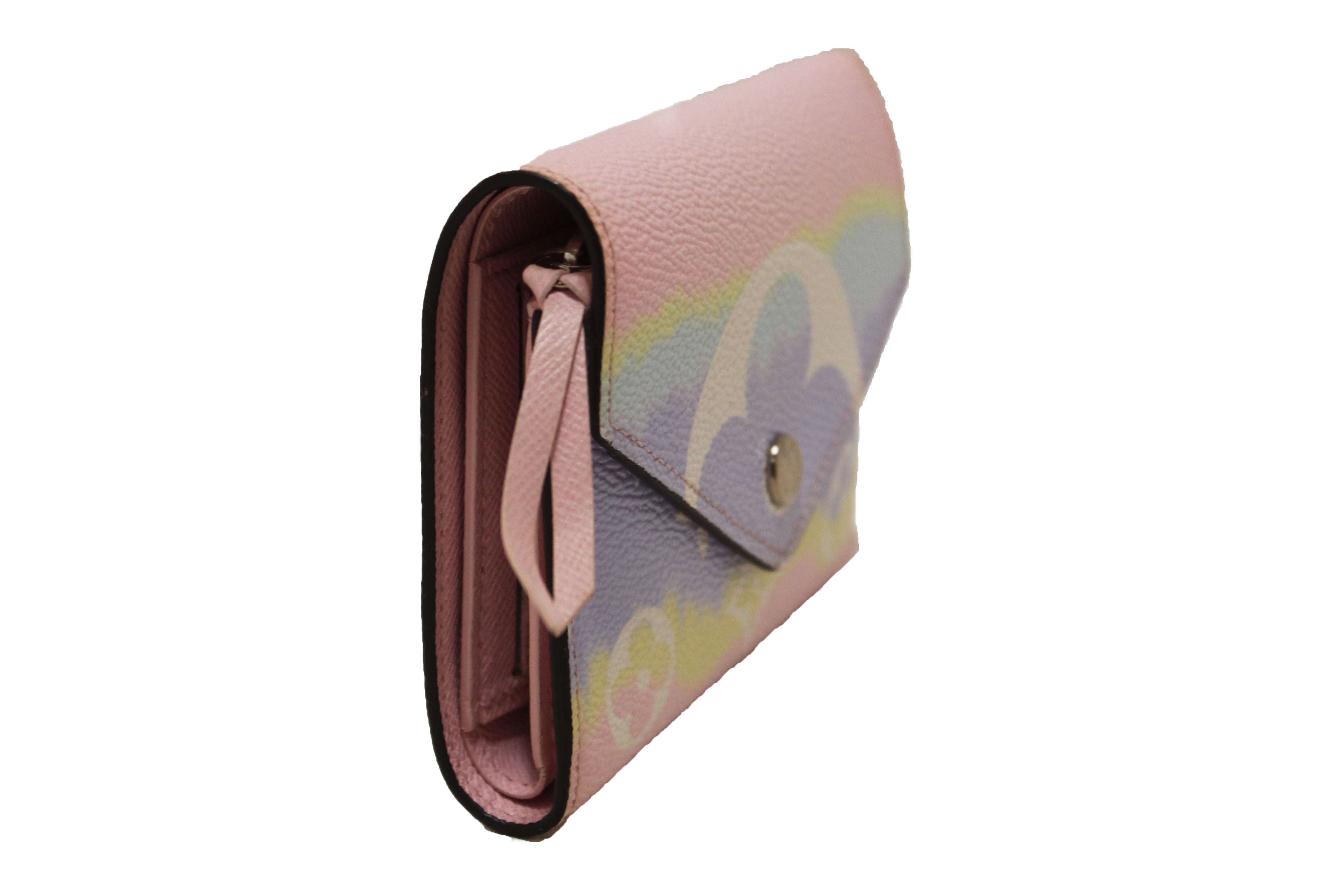 Authentic Louis Vuitton Pastel Monogram Escale Victorine Wallet