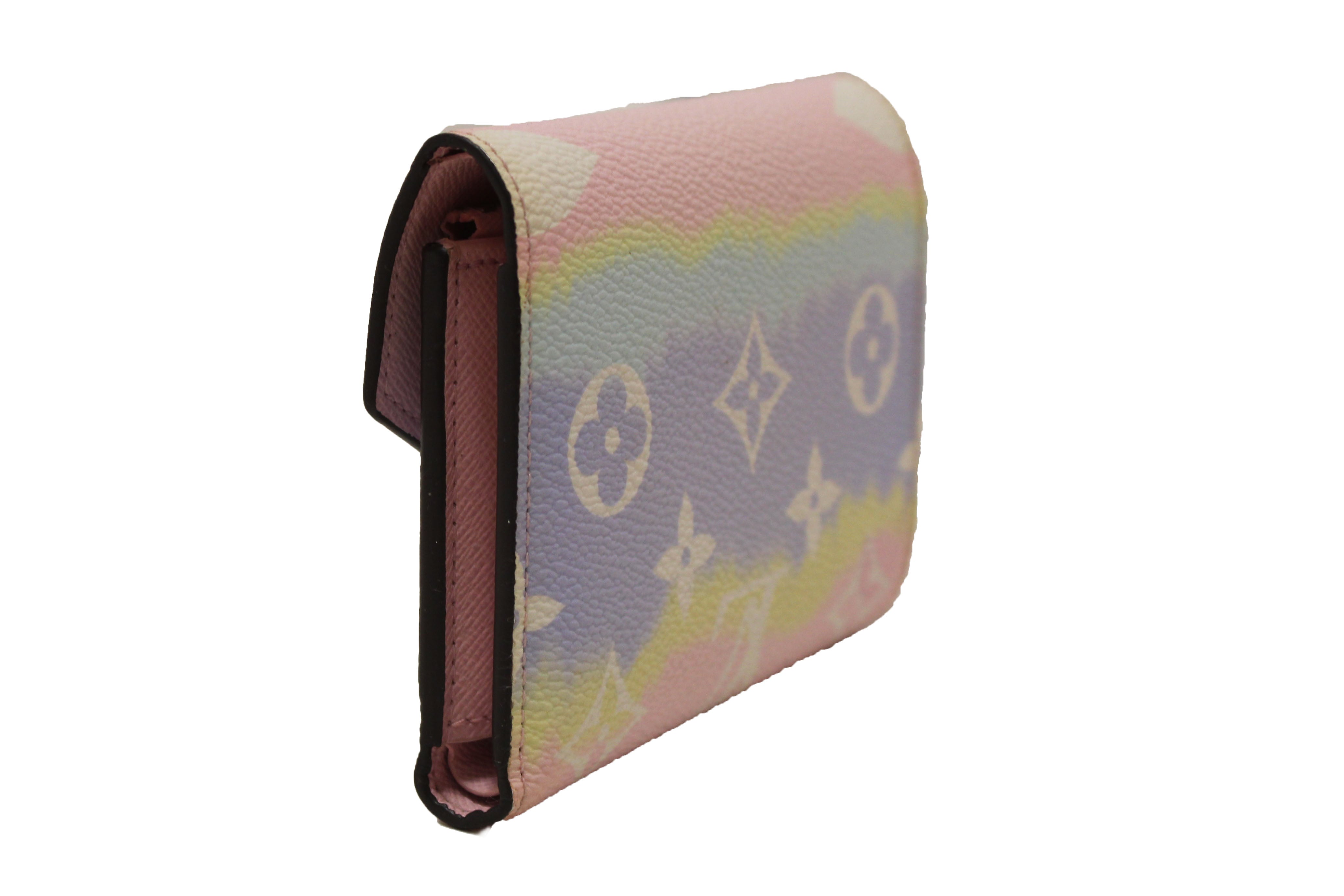 Authentic Louis Vuitton Pastel Monogram Escale Victorine Wallet
