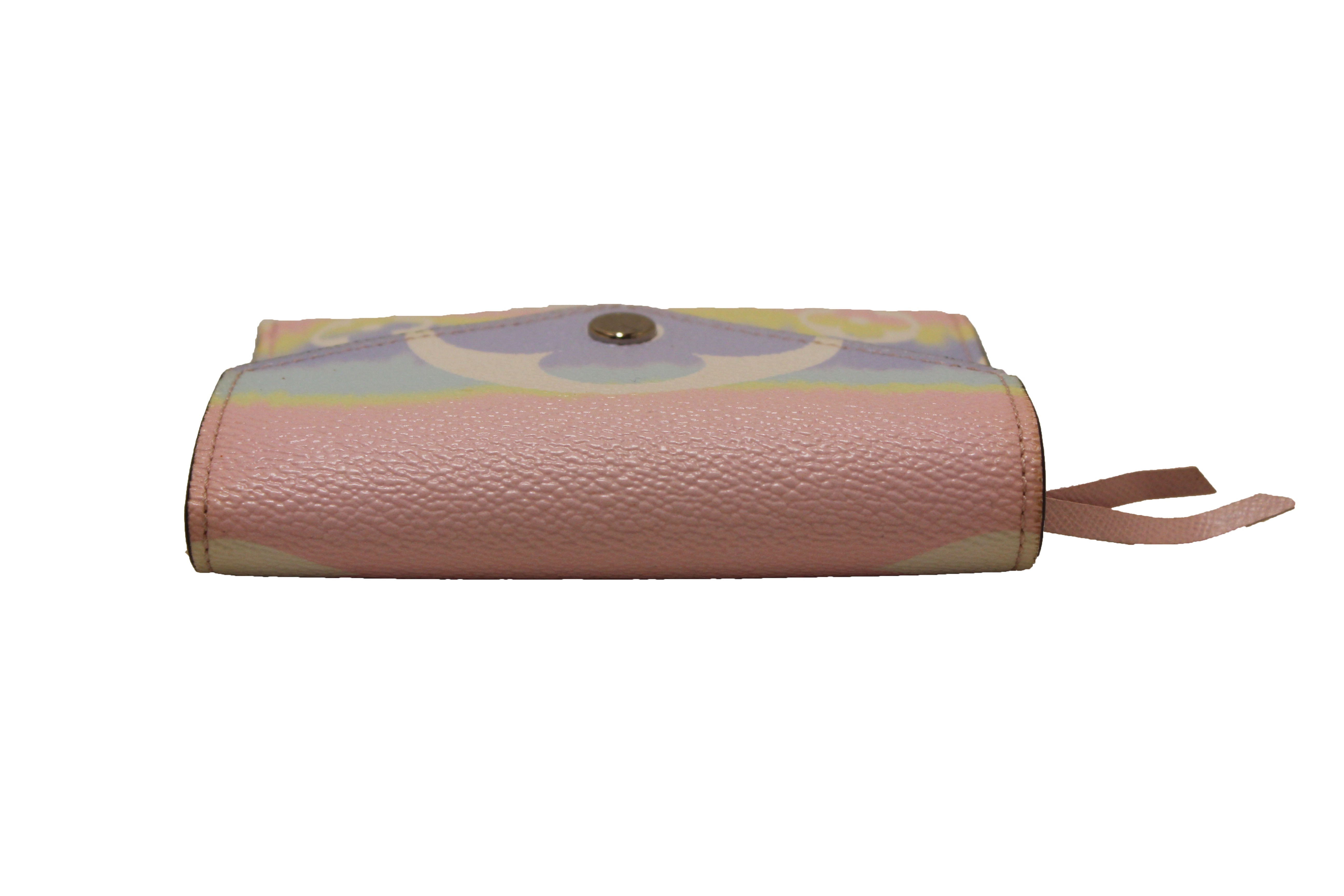 Authentic Louis Vuitton Pastel Monogram Escale Victorine Wallet