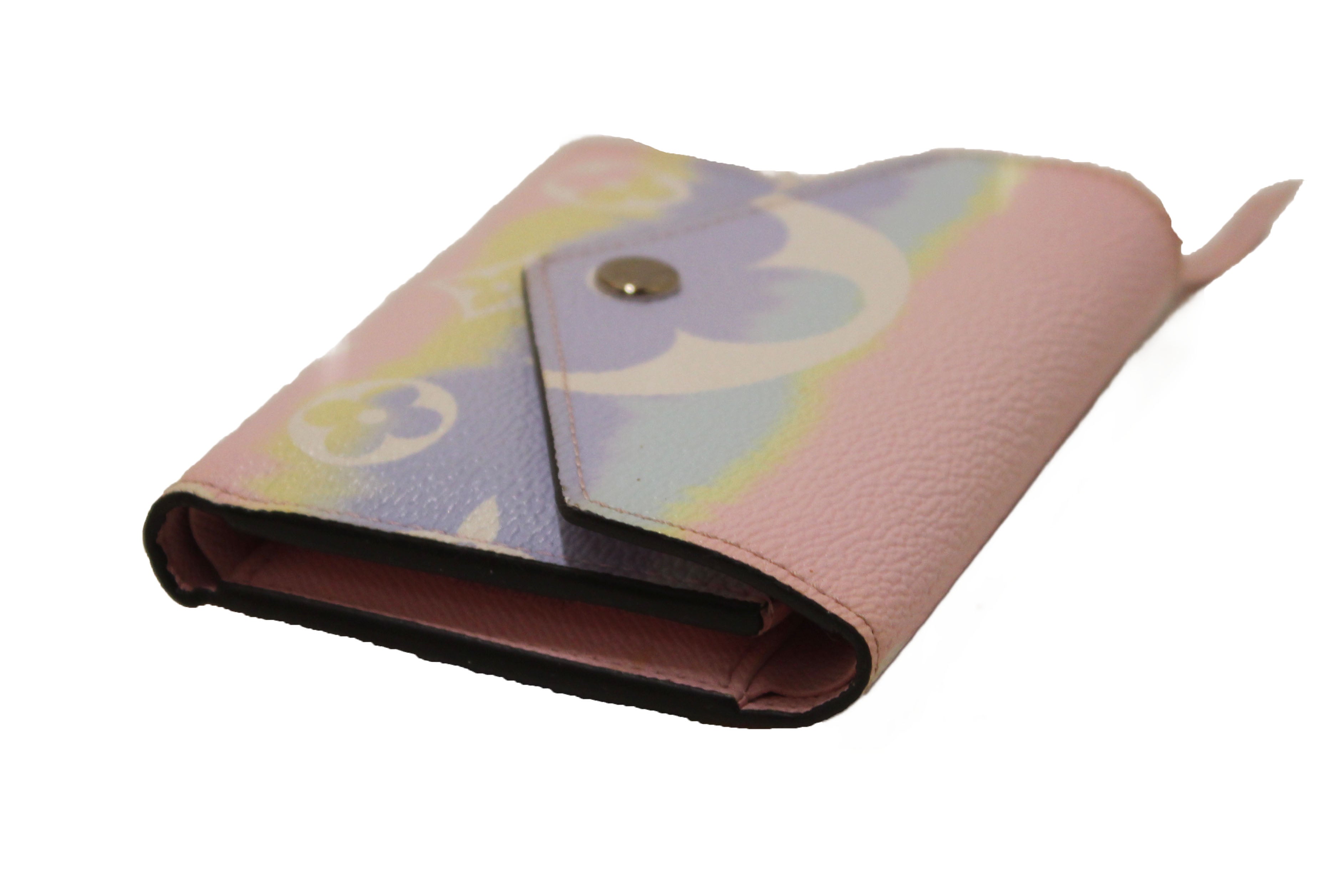 Authentic Louis Vuitton Pastel Monogram Escale Victorine Wallet