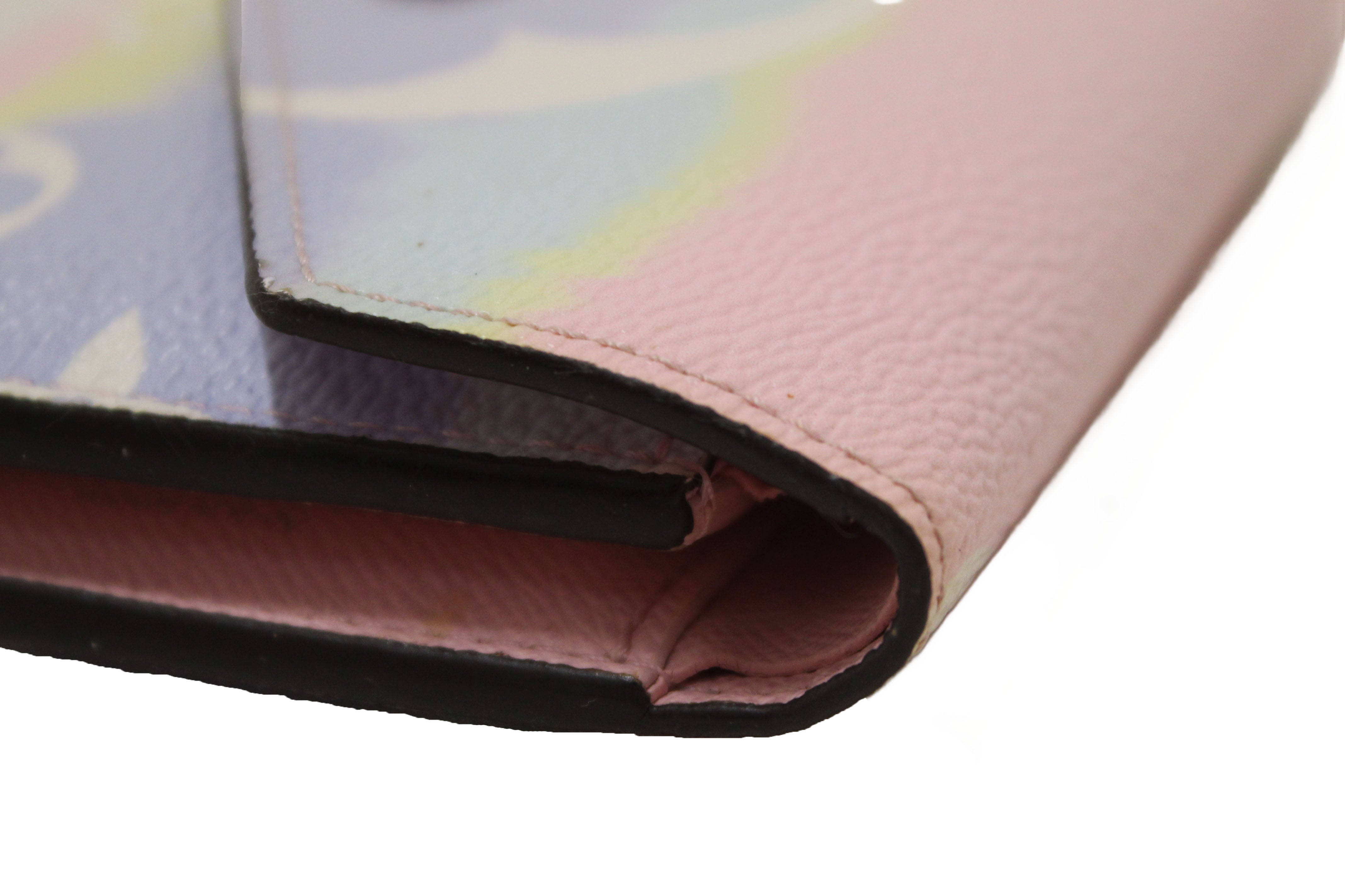 Authentic Louis Vuitton Pastel Monogram Escale Victorine Wallet