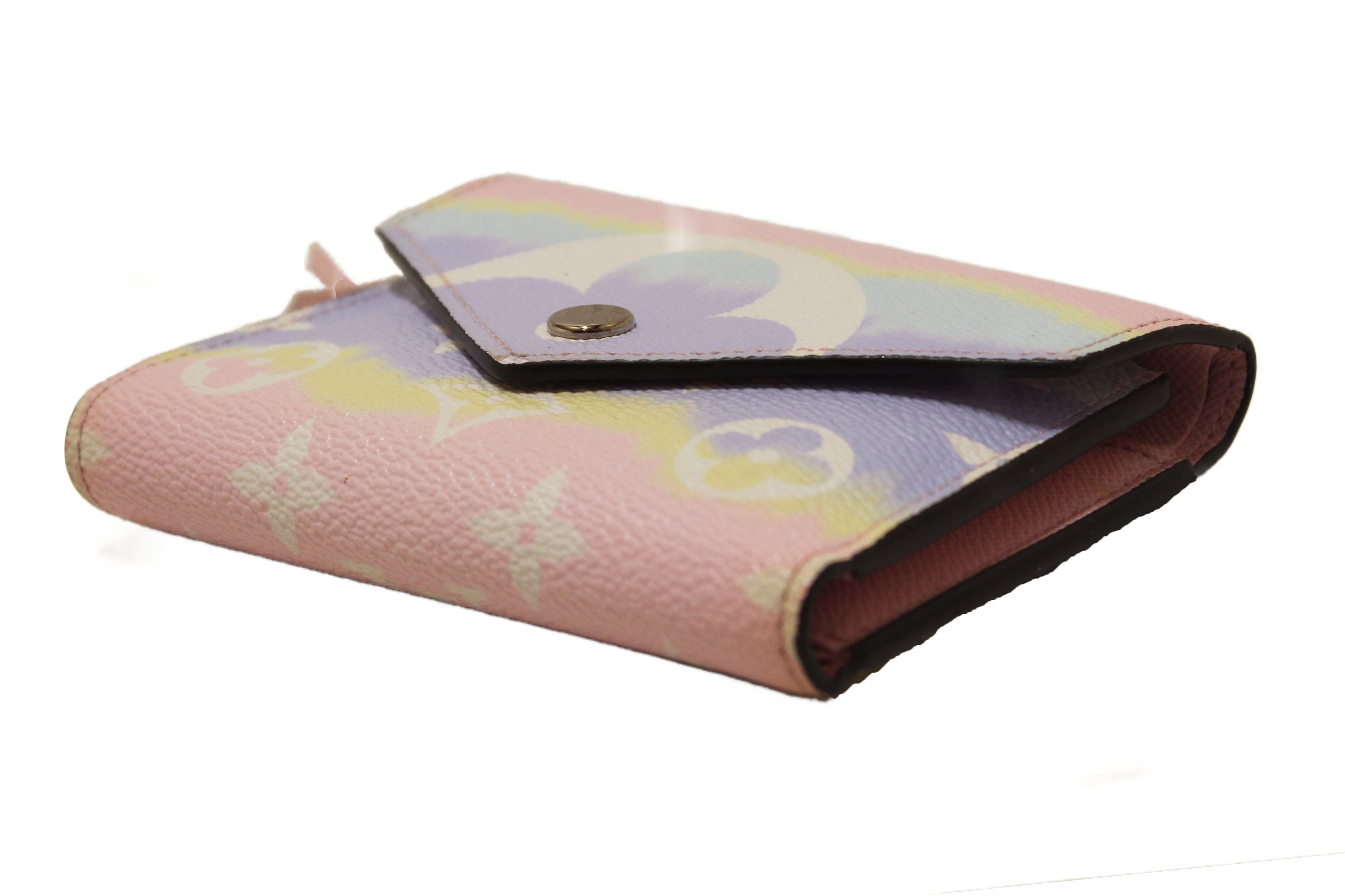 Authentic Louis Vuitton Pastel Monogram Escale Victorine Wallet