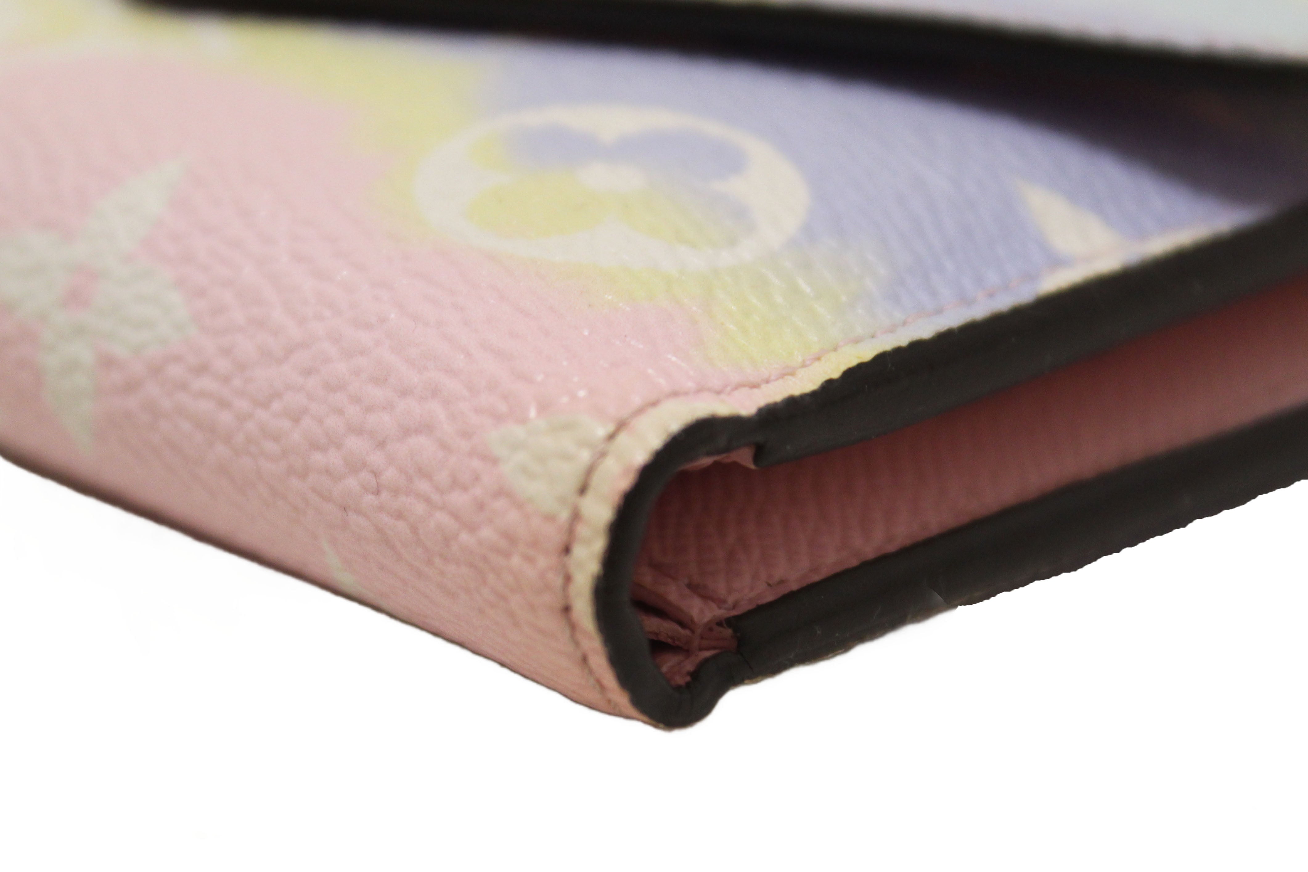 Authentic Louis Vuitton Pastel Monogram Escale Victorine Wallet