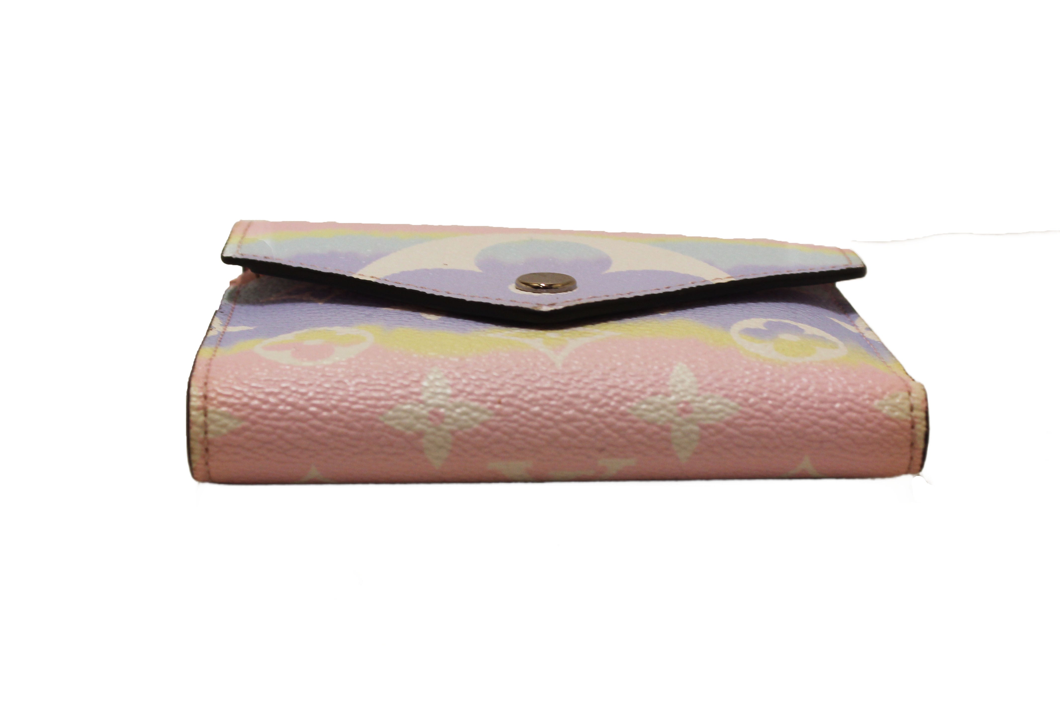Authentic Louis Vuitton Pastel Monogram Escale Victorine Wallet