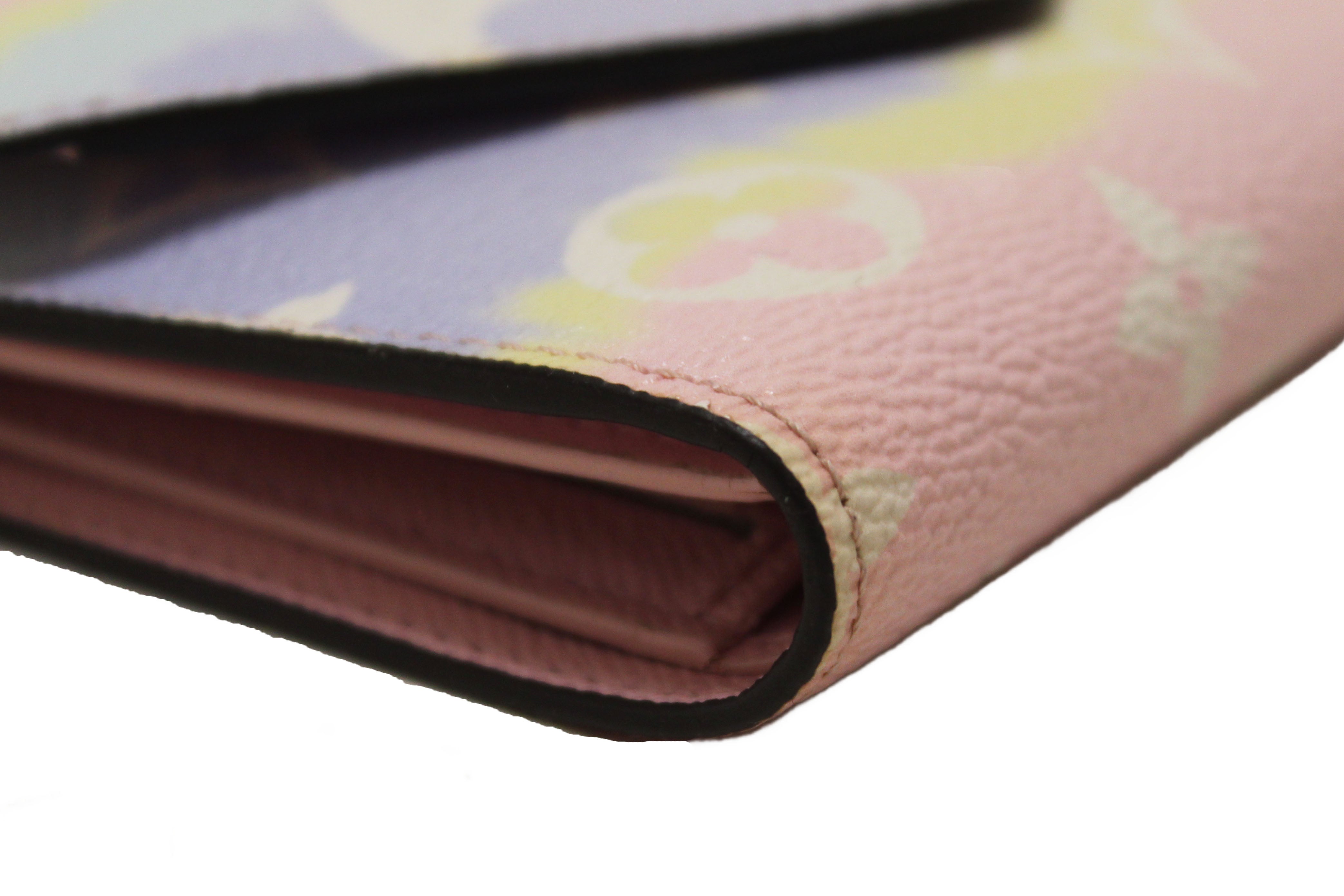 Authentic Louis Vuitton Pastel Monogram Escale Victorine Wallet