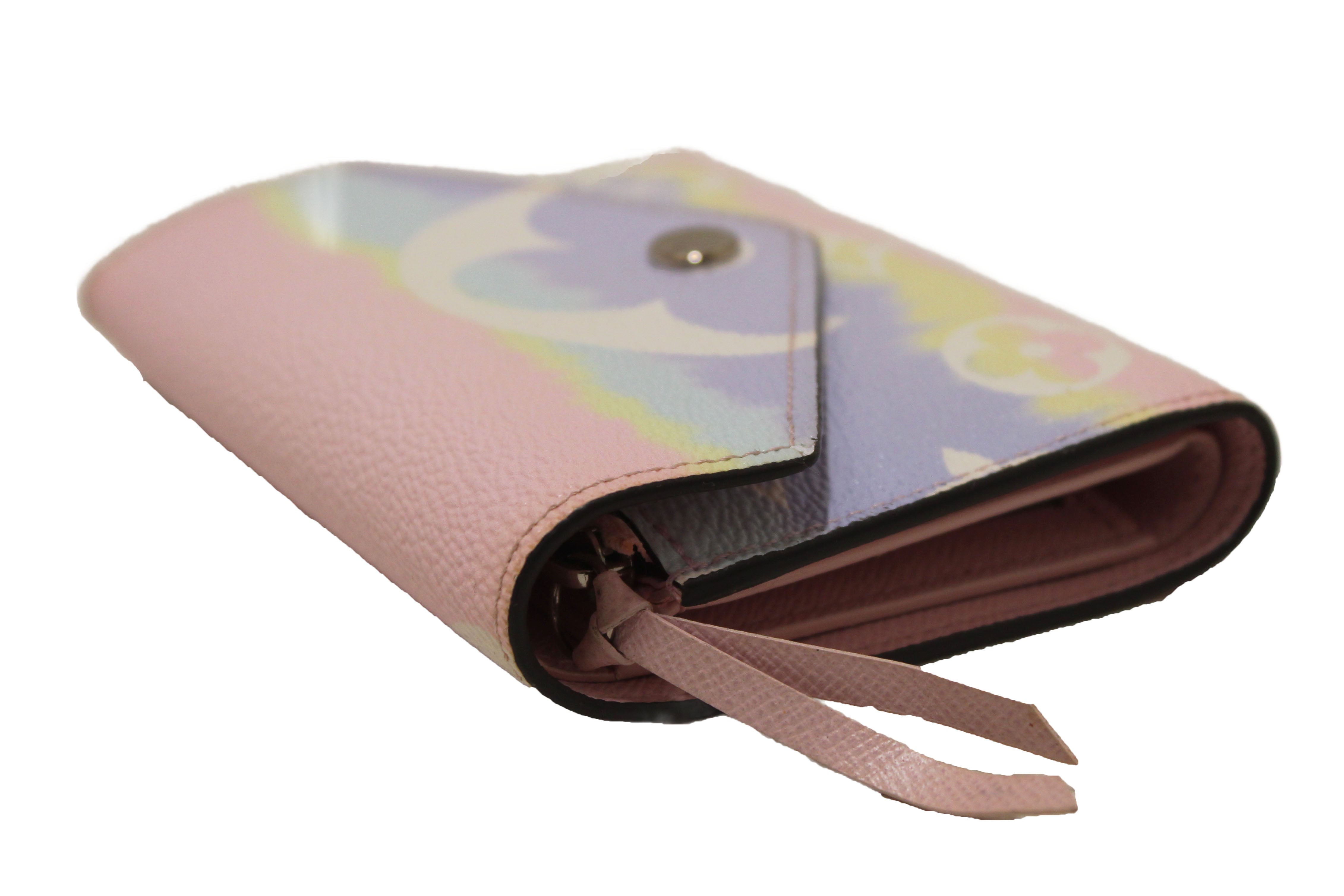 Authentic Louis Vuitton Pastel Monogram Escale Victorine Wallet