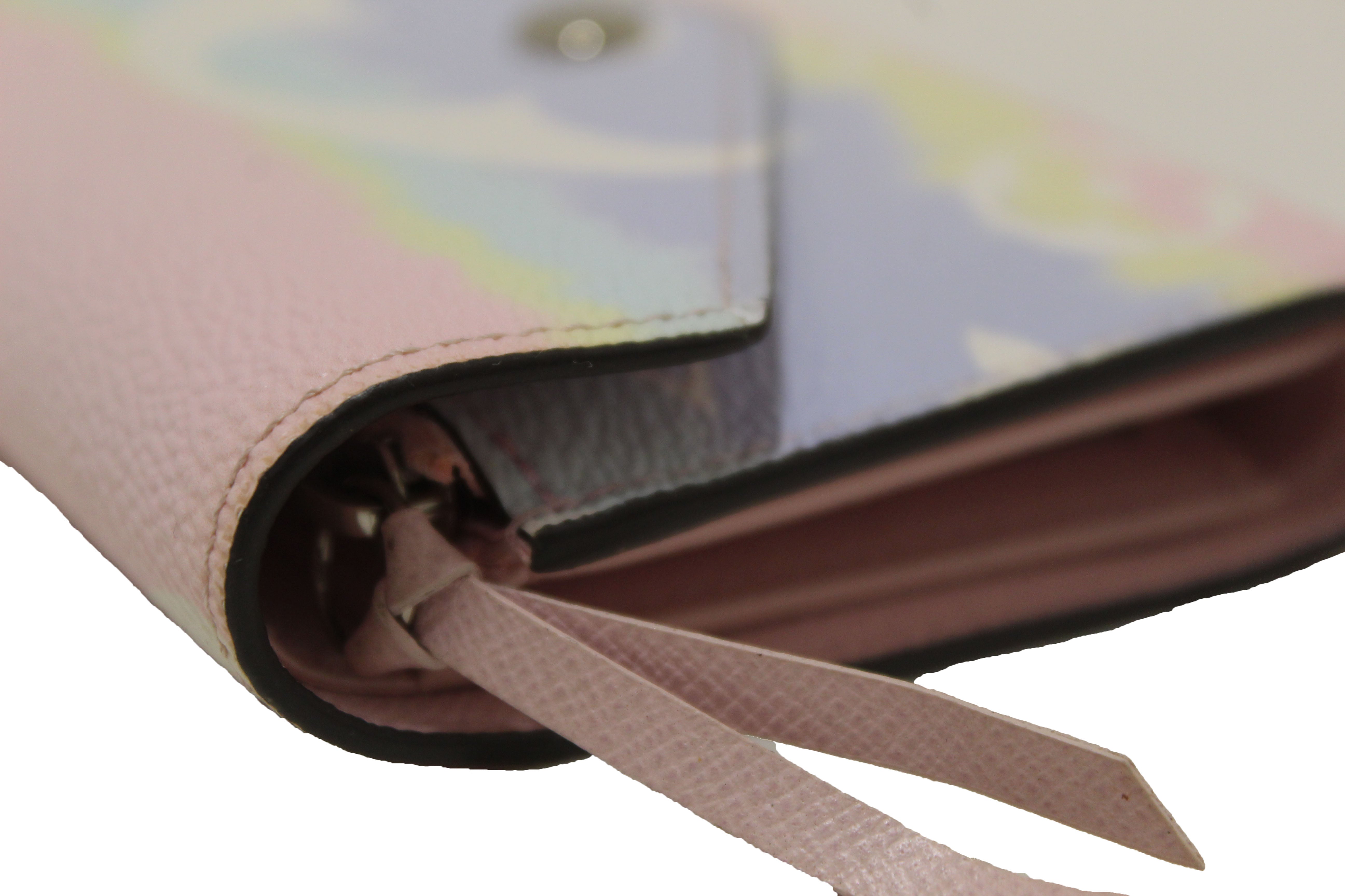 Authentic Louis Vuitton Pastel Monogram Escale Victorine Wallet