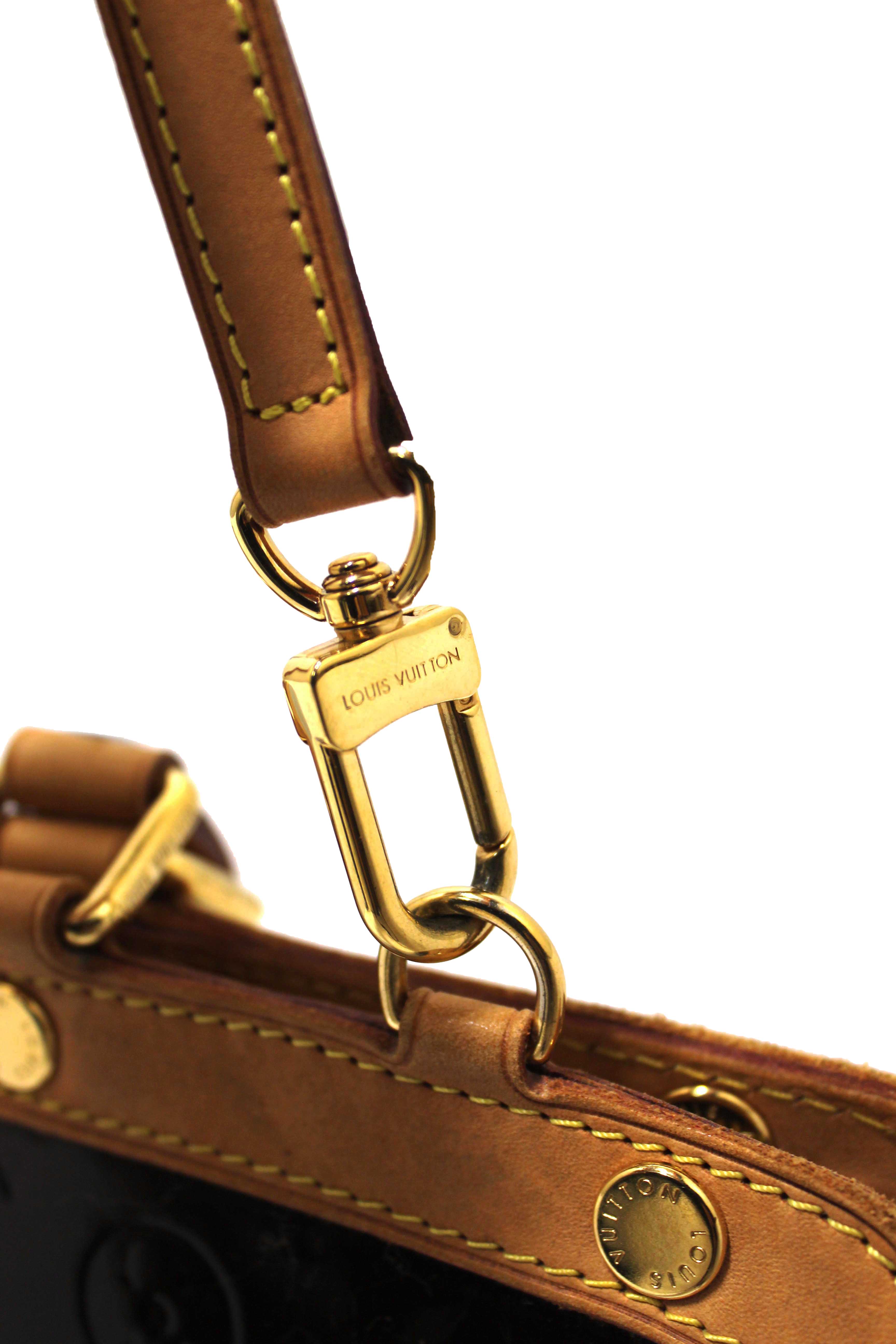 Authentic Louis Vuitton Amarante Vernis Leather Brea PM Shoulder Bag