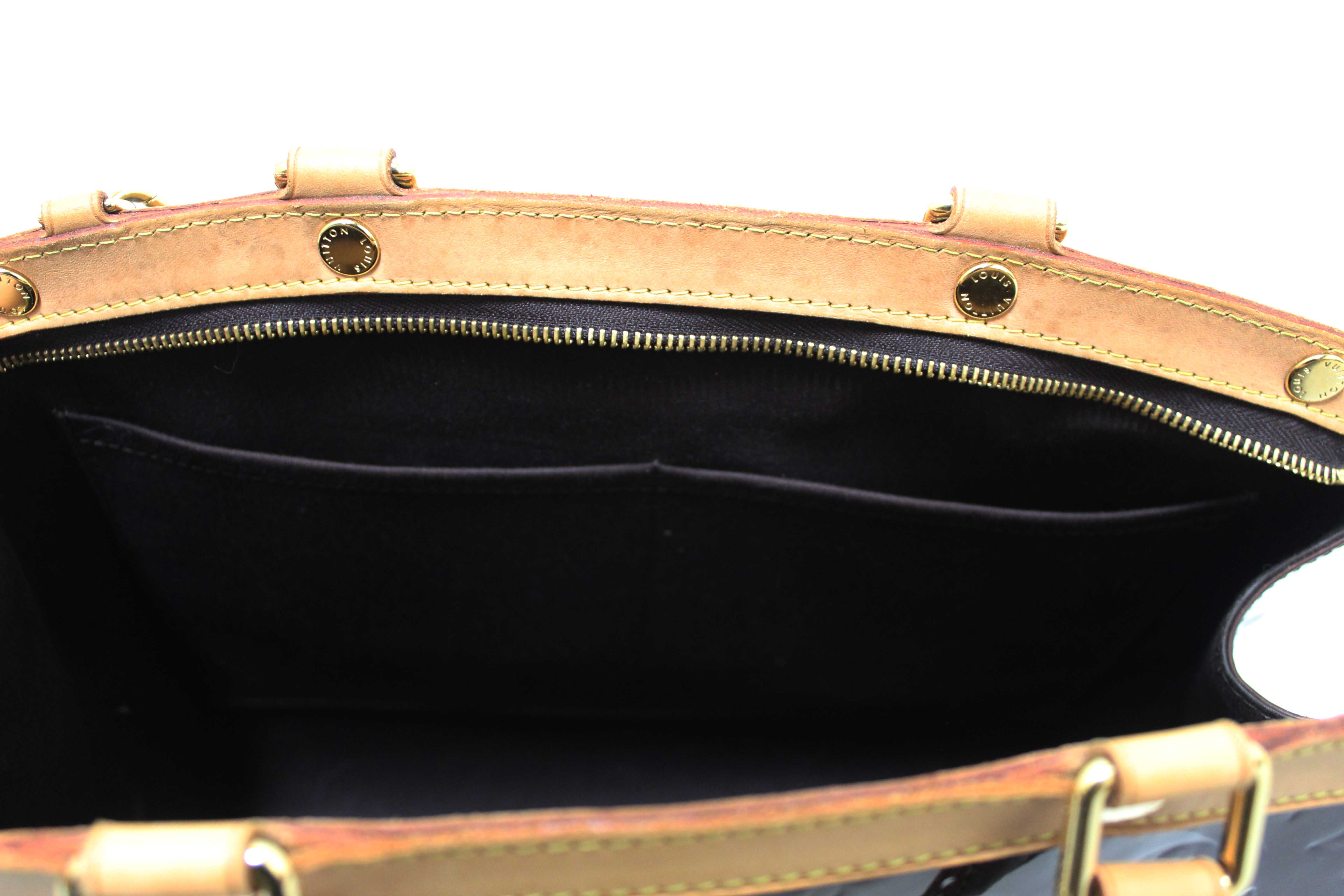 Authentic Louis Vuitton Amarante Vernis Leather Brea PM Shoulder Bag