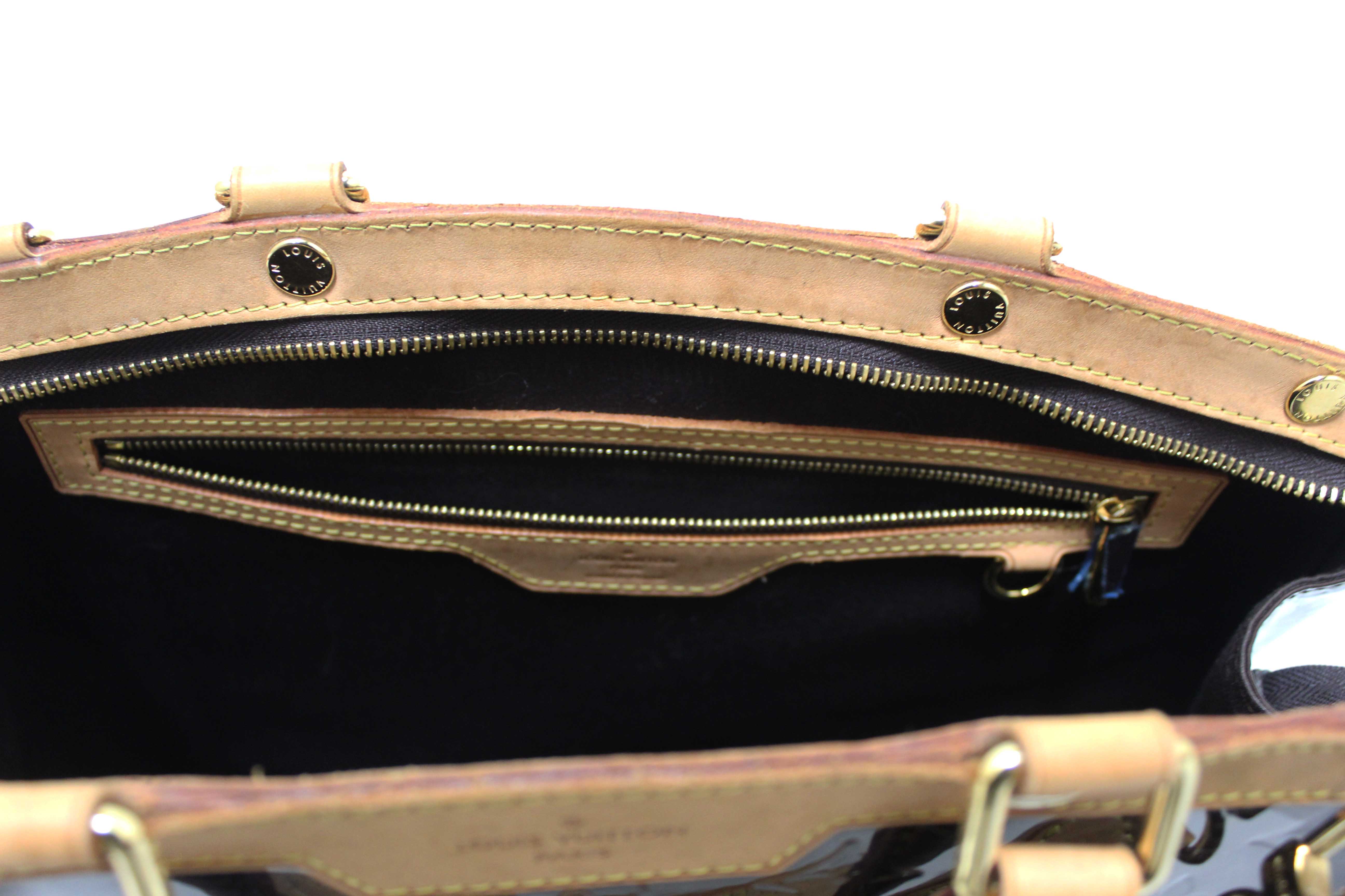 Authentic Louis Vuitton Amarante Vernis Leather Brea PM Shoulder Bag