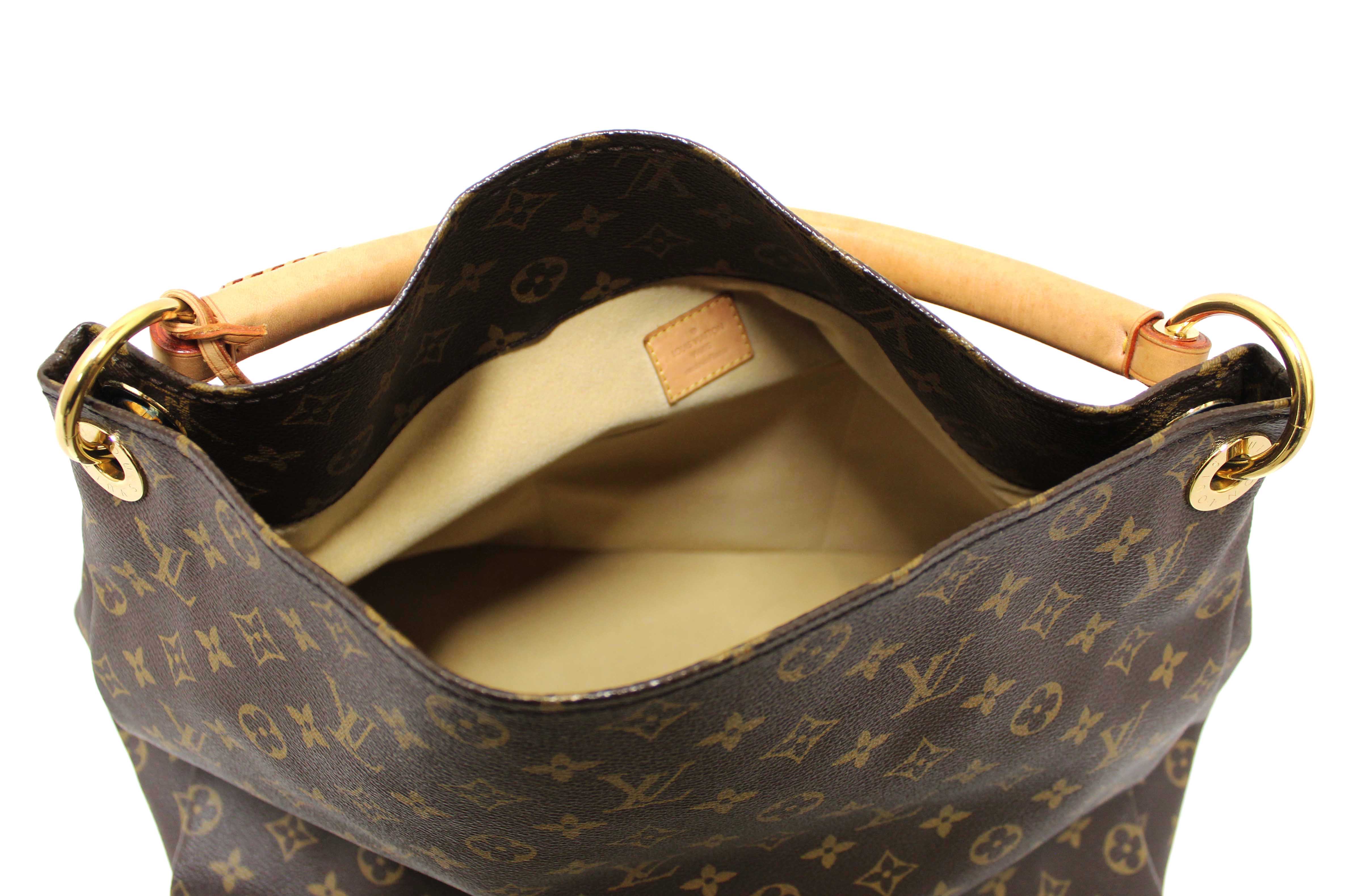 Authentic Louis Vuitton Classic Monogram Canvas Artsy MM Shoulder Bag