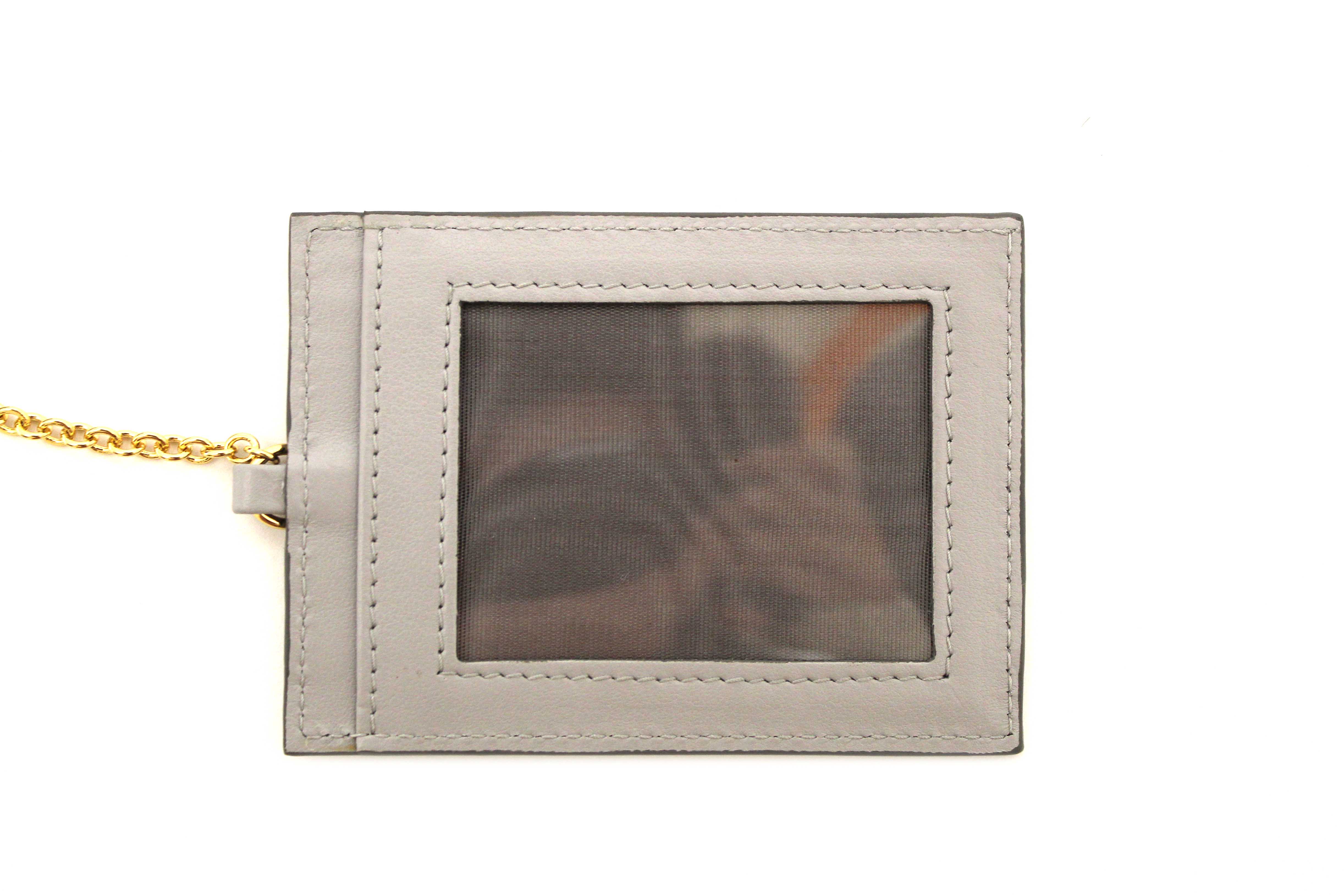 Authentic Miu Miu Pink Soft Calfskin Leather Fiocco Bow Long Wallet