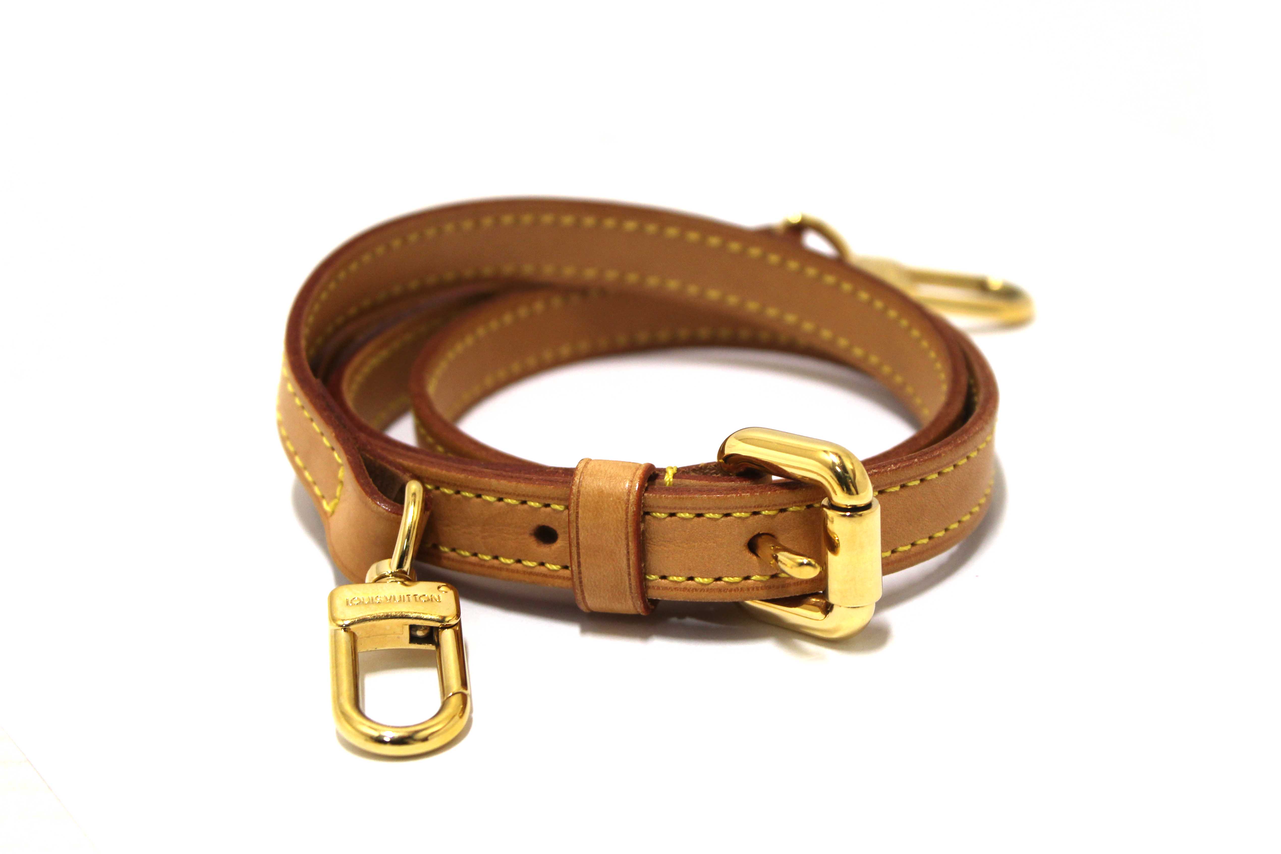 Authentic Louis Vuitton Natural Cowhide Leather Crossbody Bag Strap