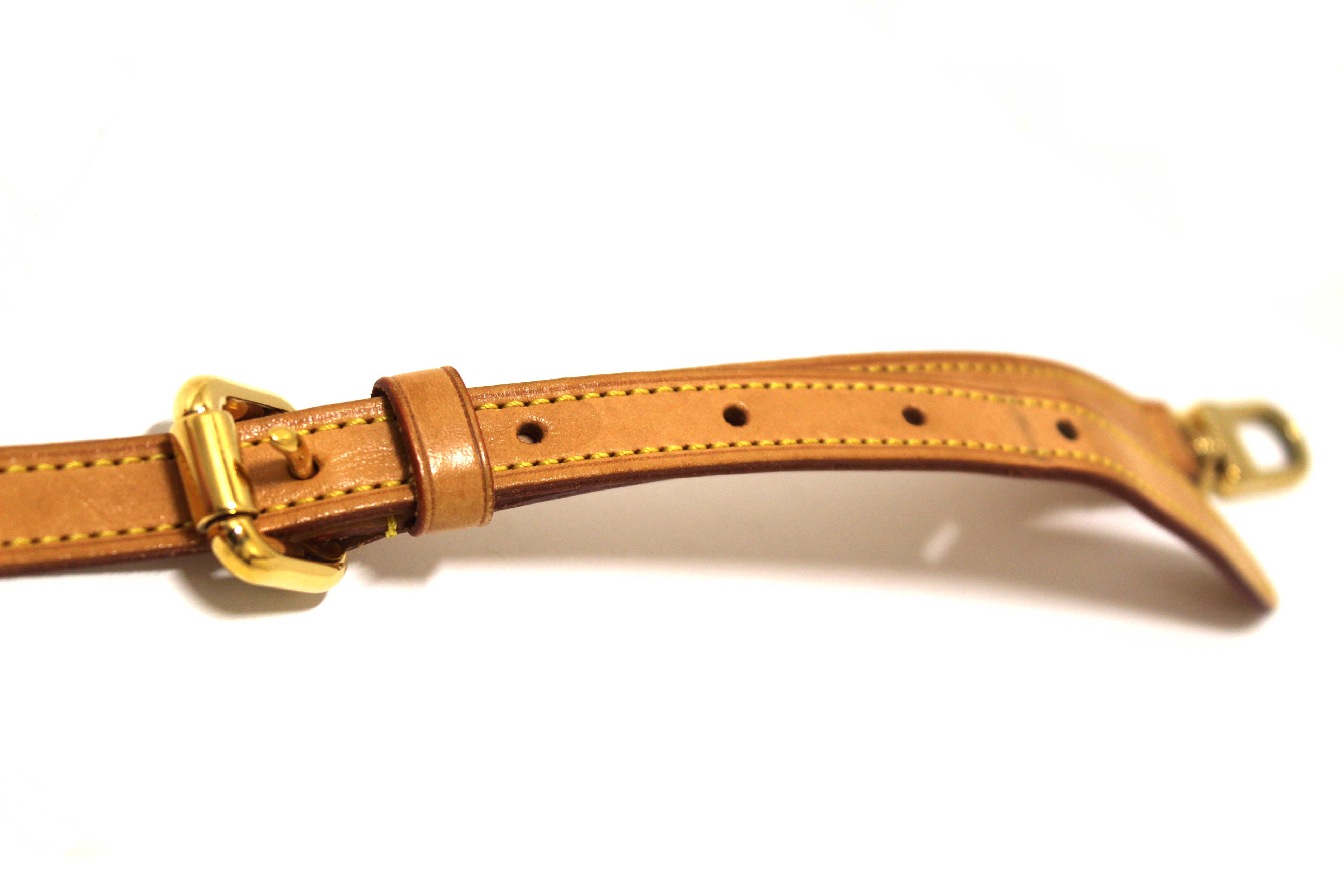 Authentic Louis Vuitton Natural Cowhide Leather Crossbody Bag Strap