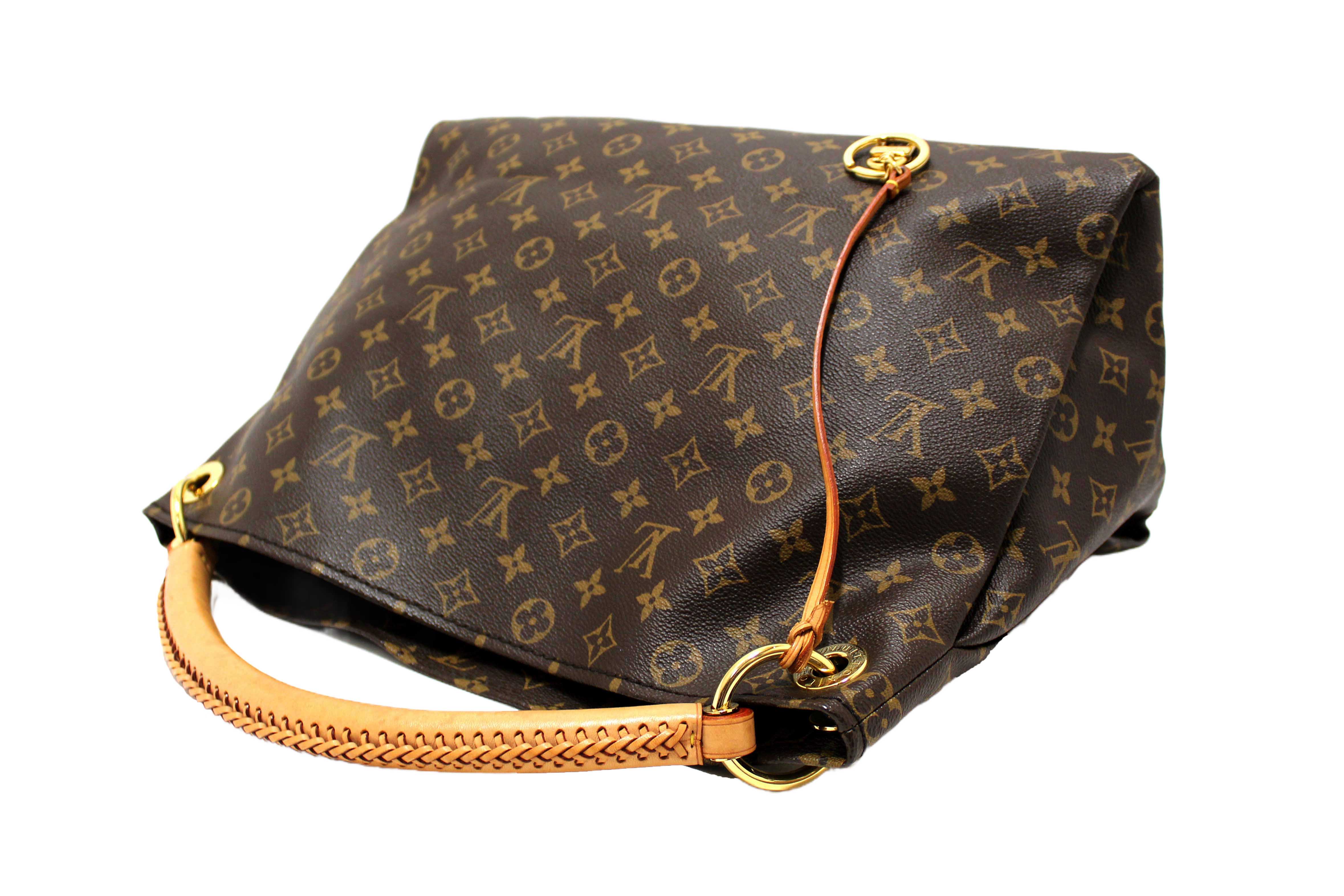 Authentic Louis Vuitton Classic Monogram Canvas Artsy MM Shoulder Bag