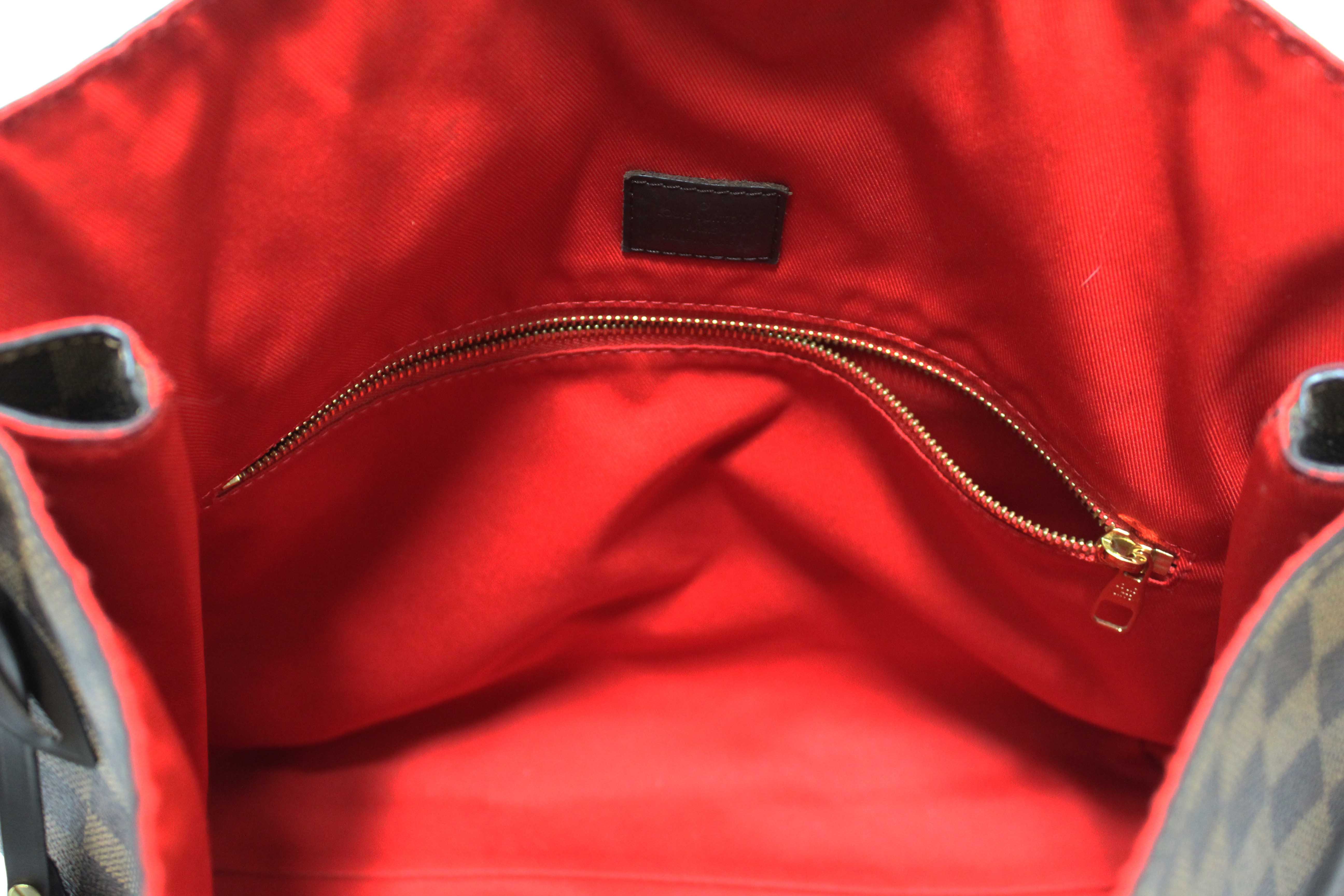 Authentic Louis Vuitton Damier Ebene Graceful MM Hobo Shoulder Bag
