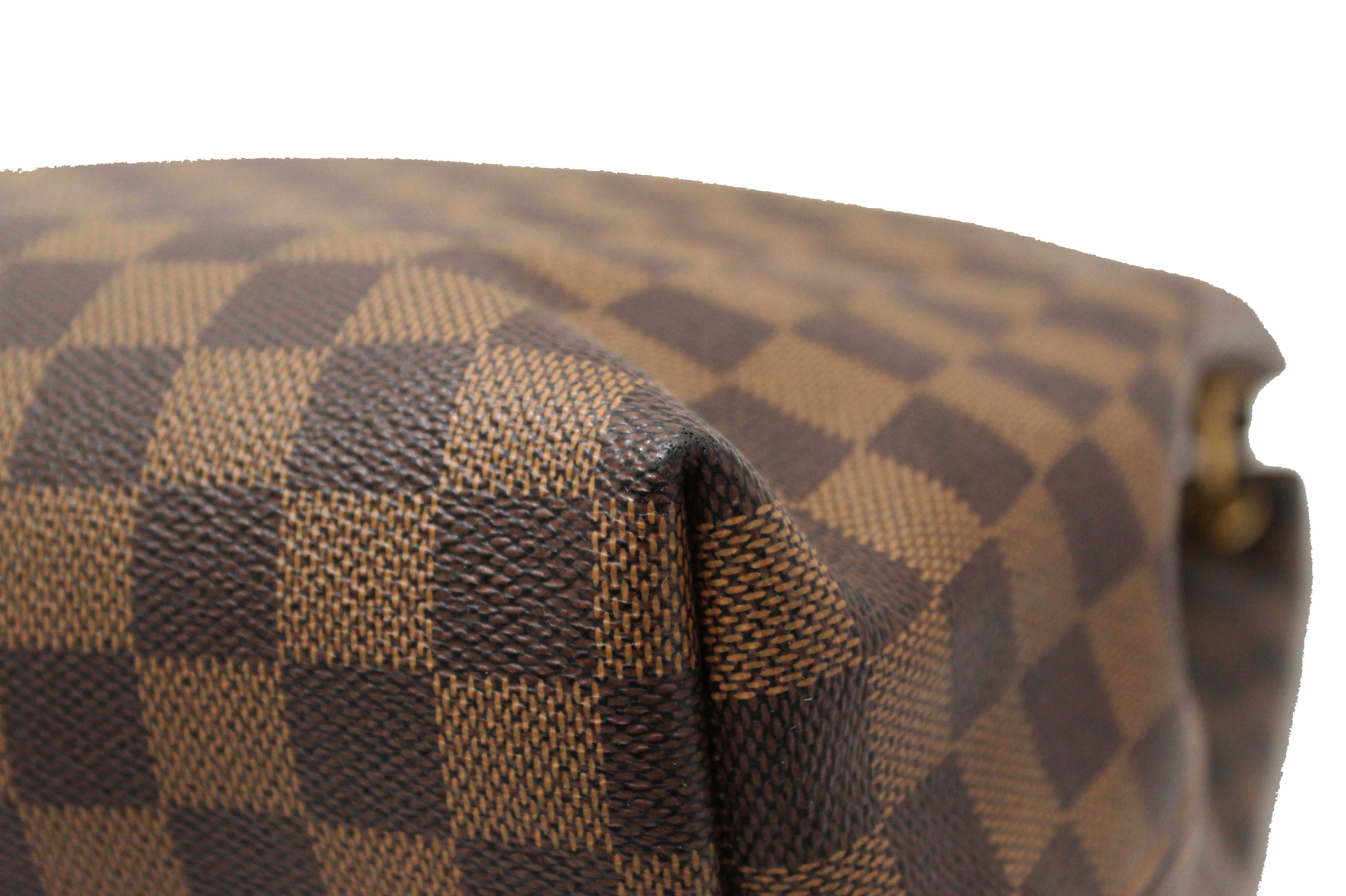 Authentic Louis Vuitton Damier Ebene Graceful MM Hobo Shoulder Bag