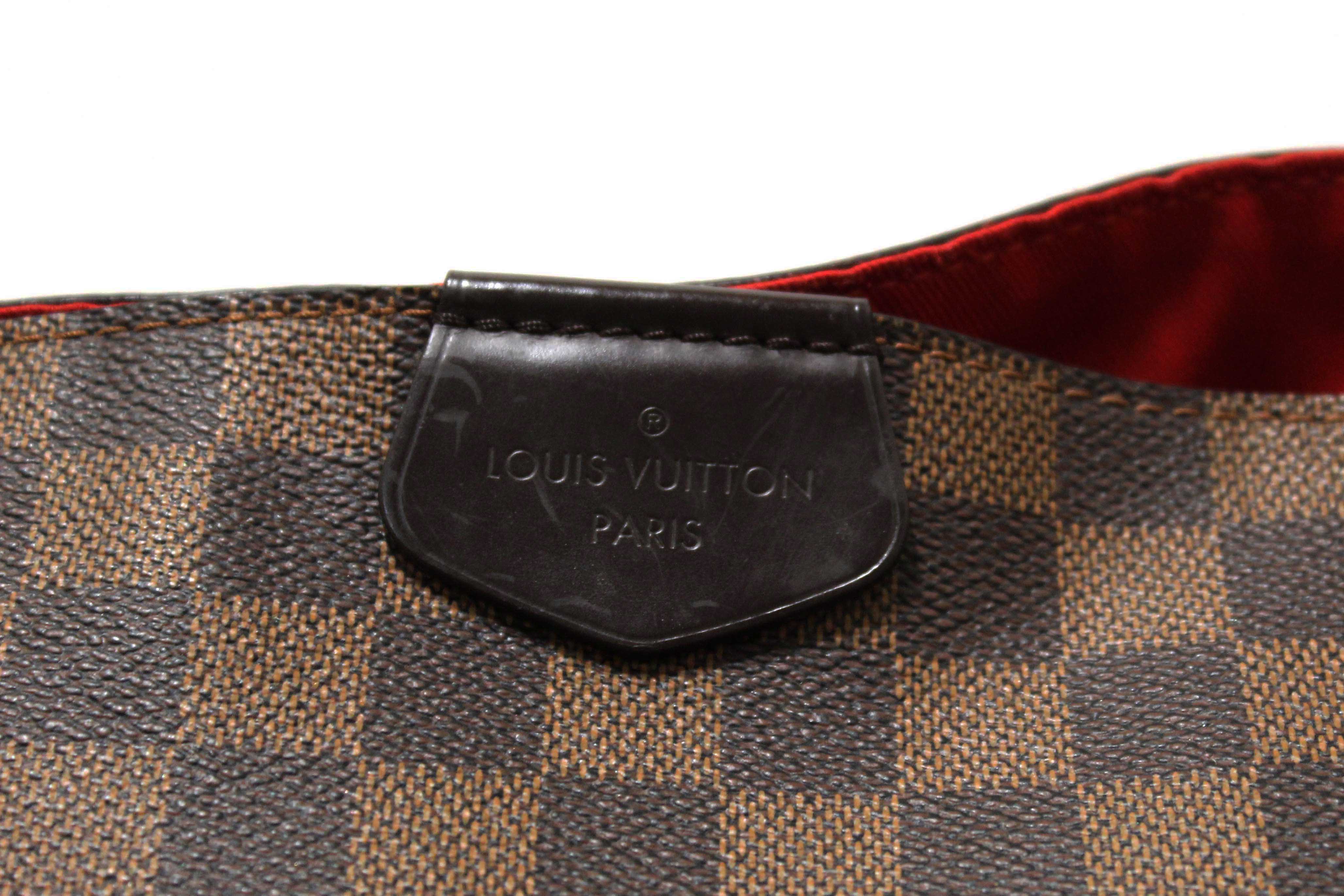 Authentic Louis Vuitton Damier Ebene Graceful MM Hobo Shoulder Bag