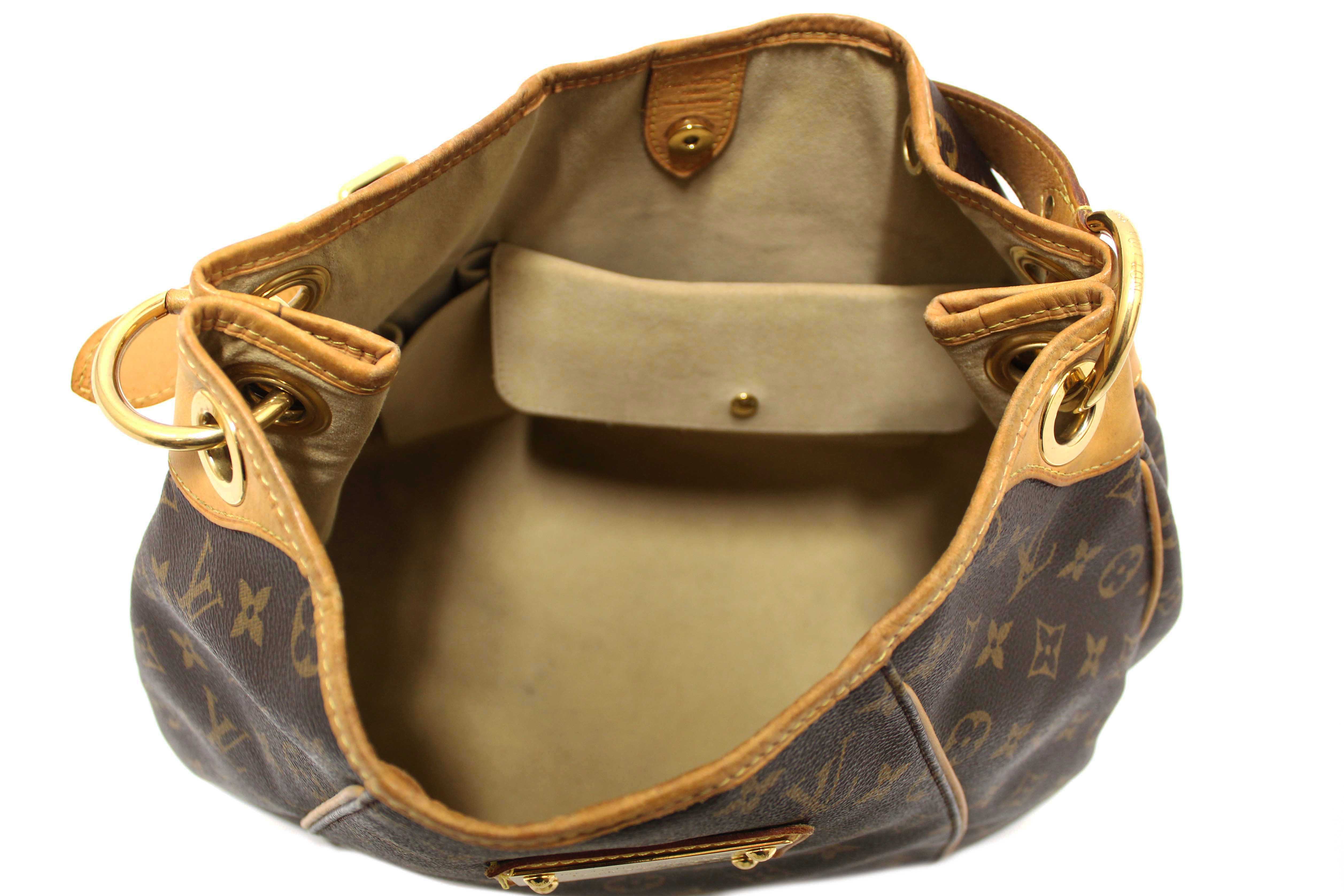 Authentic Louis Vuitton Classic Monogram Galliera PM Shoulder Bag