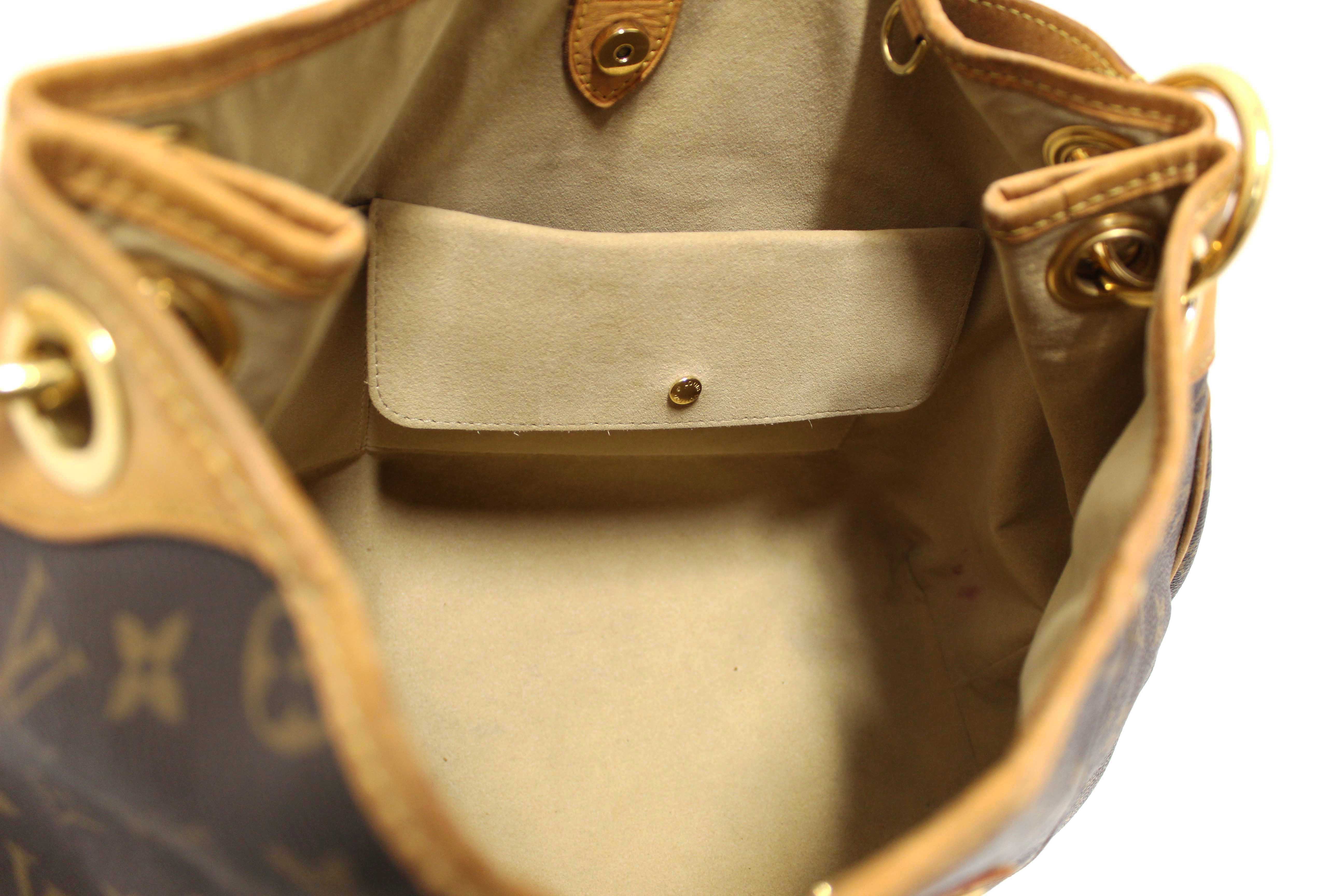 Authentic Louis Vuitton Classic Monogram Galliera PM Shoulder Bag