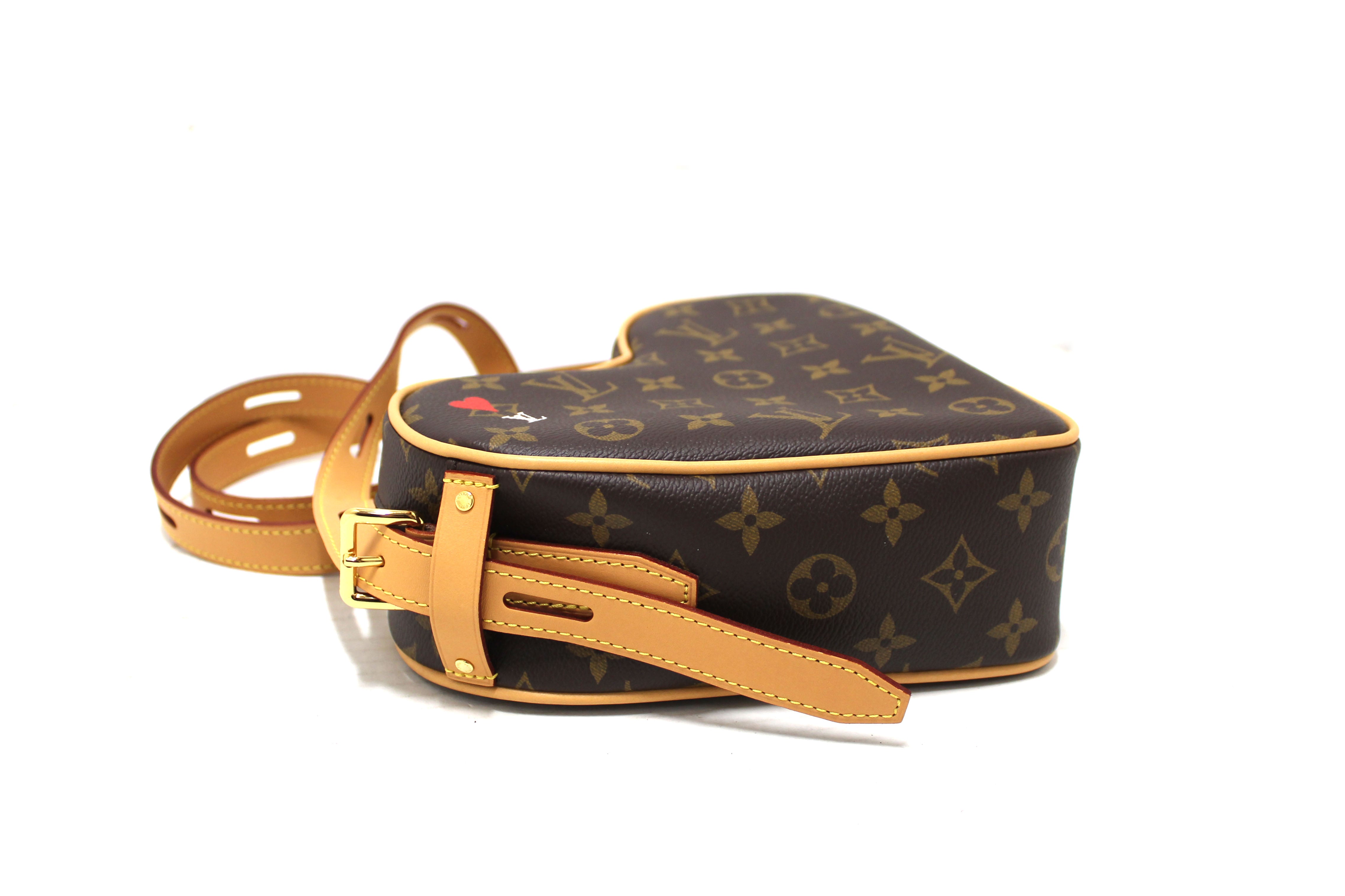 Authentic Louis Vuitton Limited Edition Monogram Game On Coeur Bag
