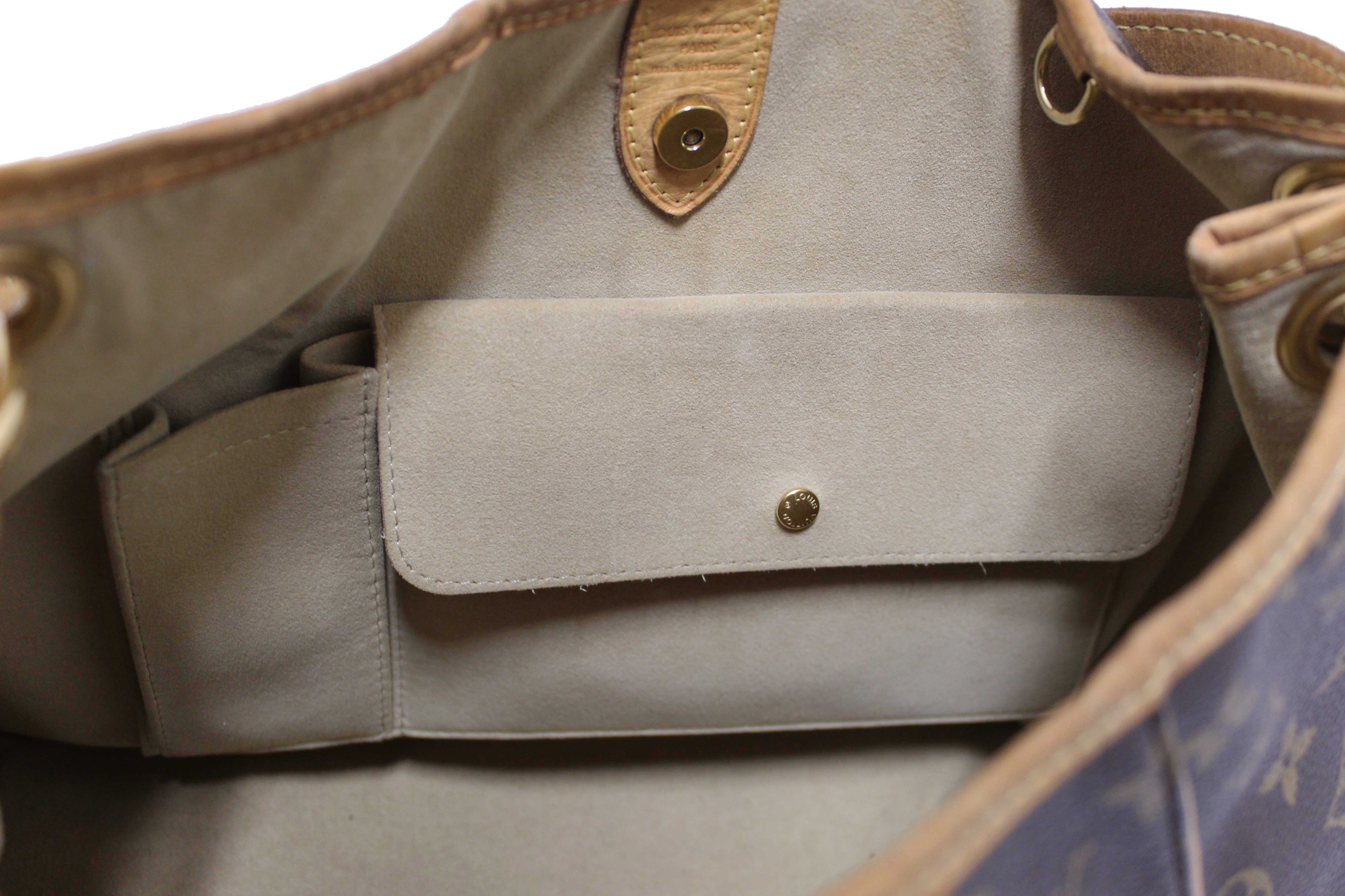 Authentic Louis Vuitton Classic Monogram Galliera PM Shoulder Bag