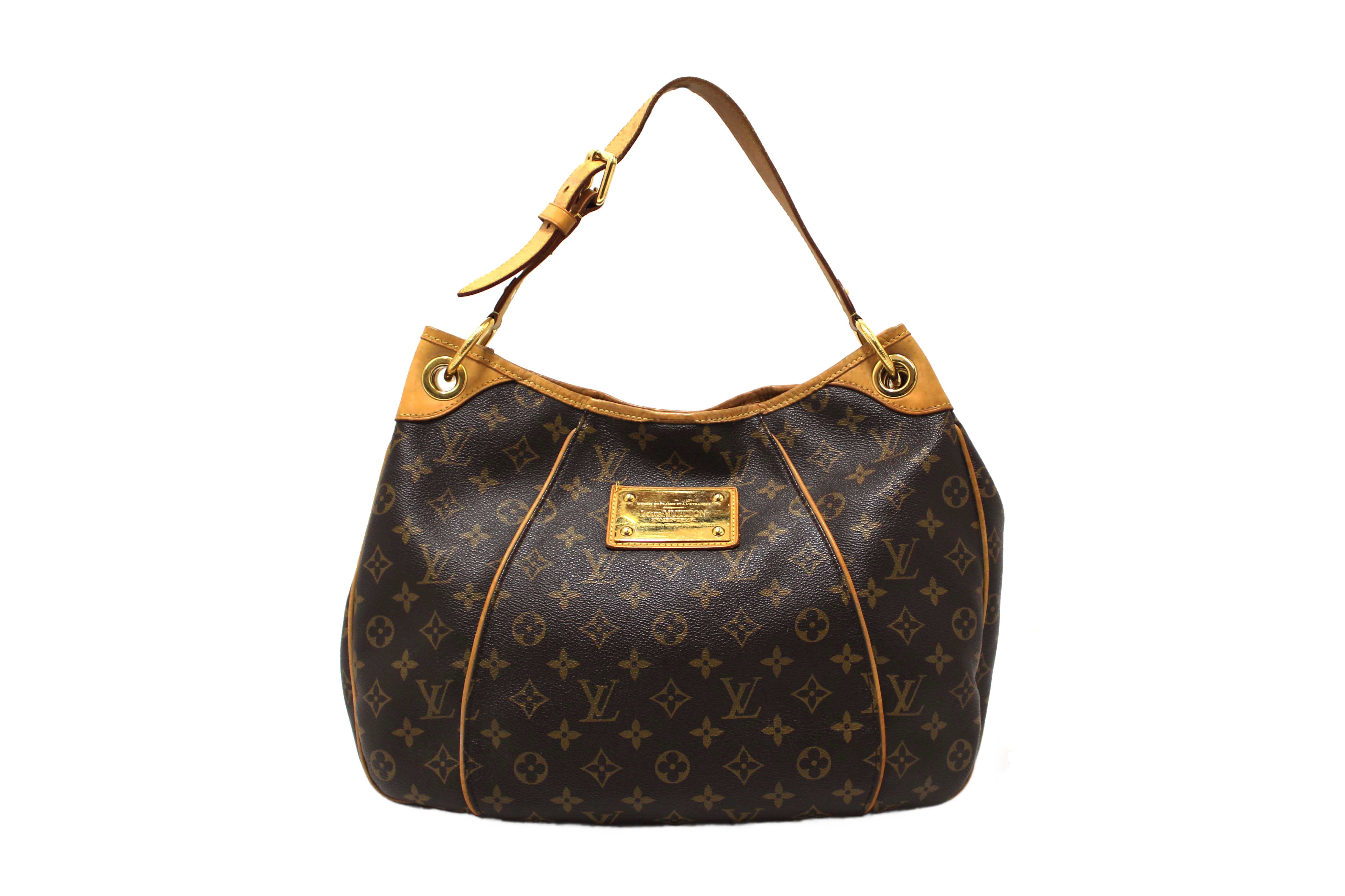 Authentic Louis Vuitton Classic Monogram Galliera PM Shoulder Bag