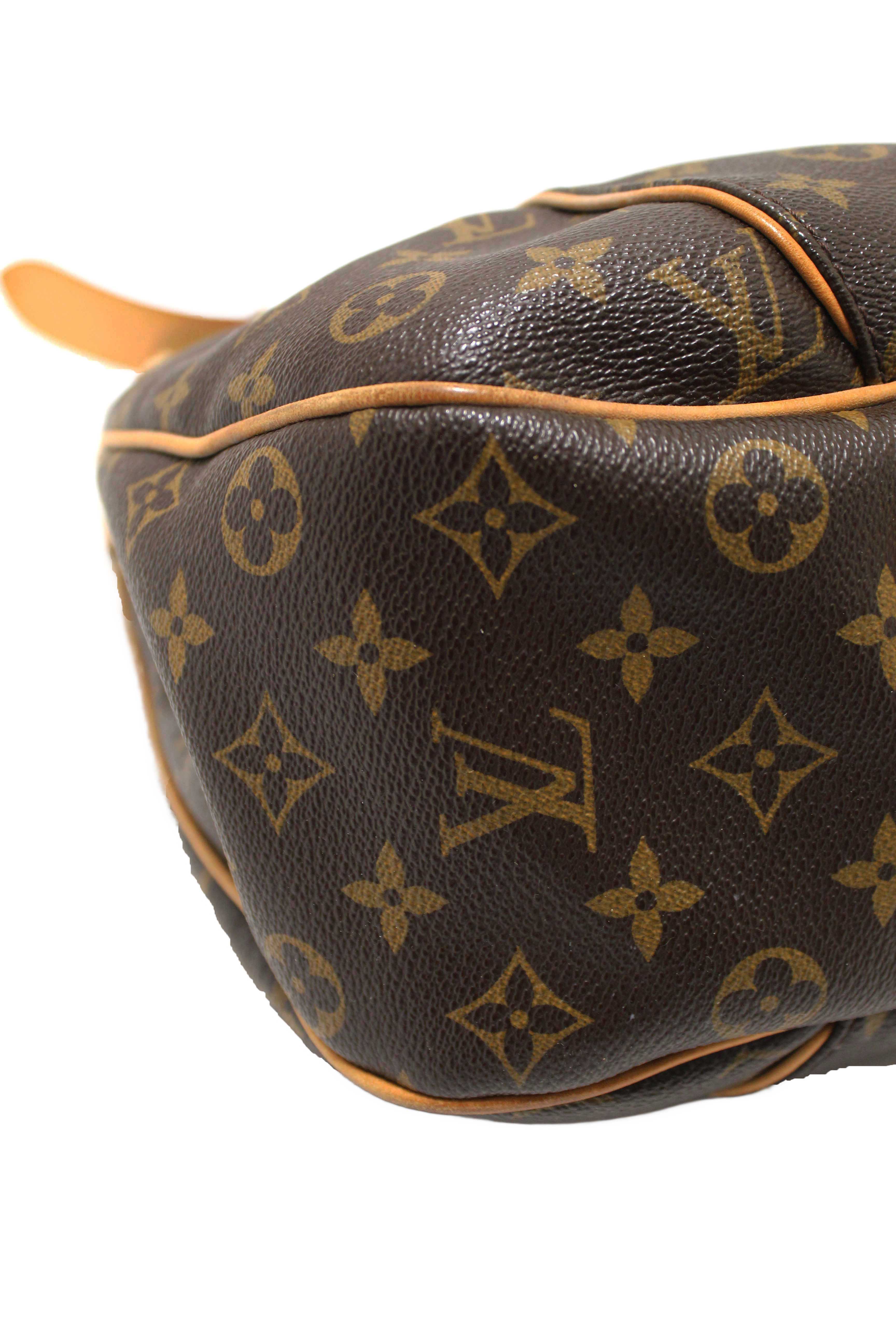 Authentic Louis Vuitton Classic Monogram Galliera PM Shoulder Bag