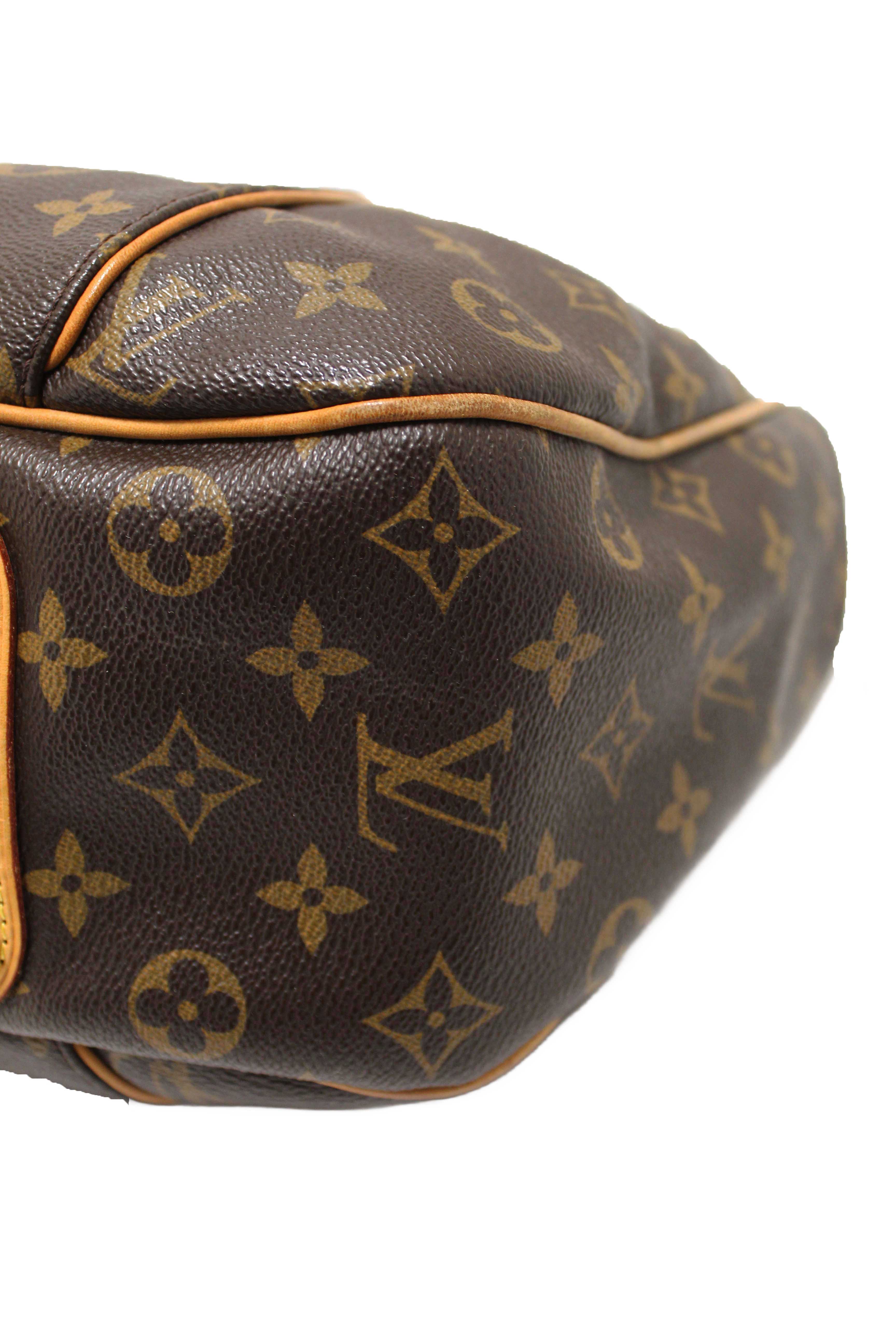 Authentic Louis Vuitton Classic Monogram Galliera PM Shoulder Bag
