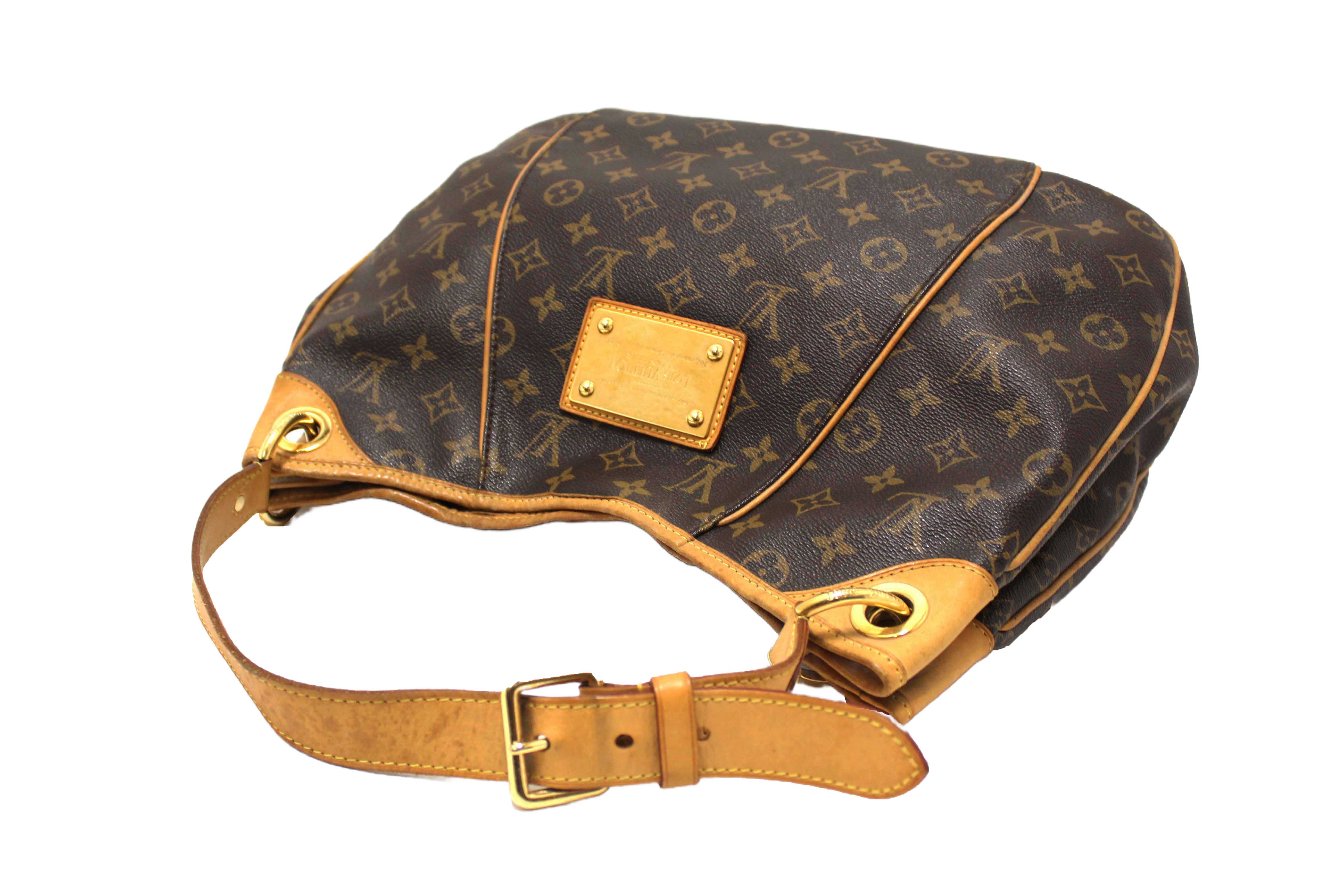 Authentic Louis Vuitton Classic Monogram Galliera PM Shoulder Bag