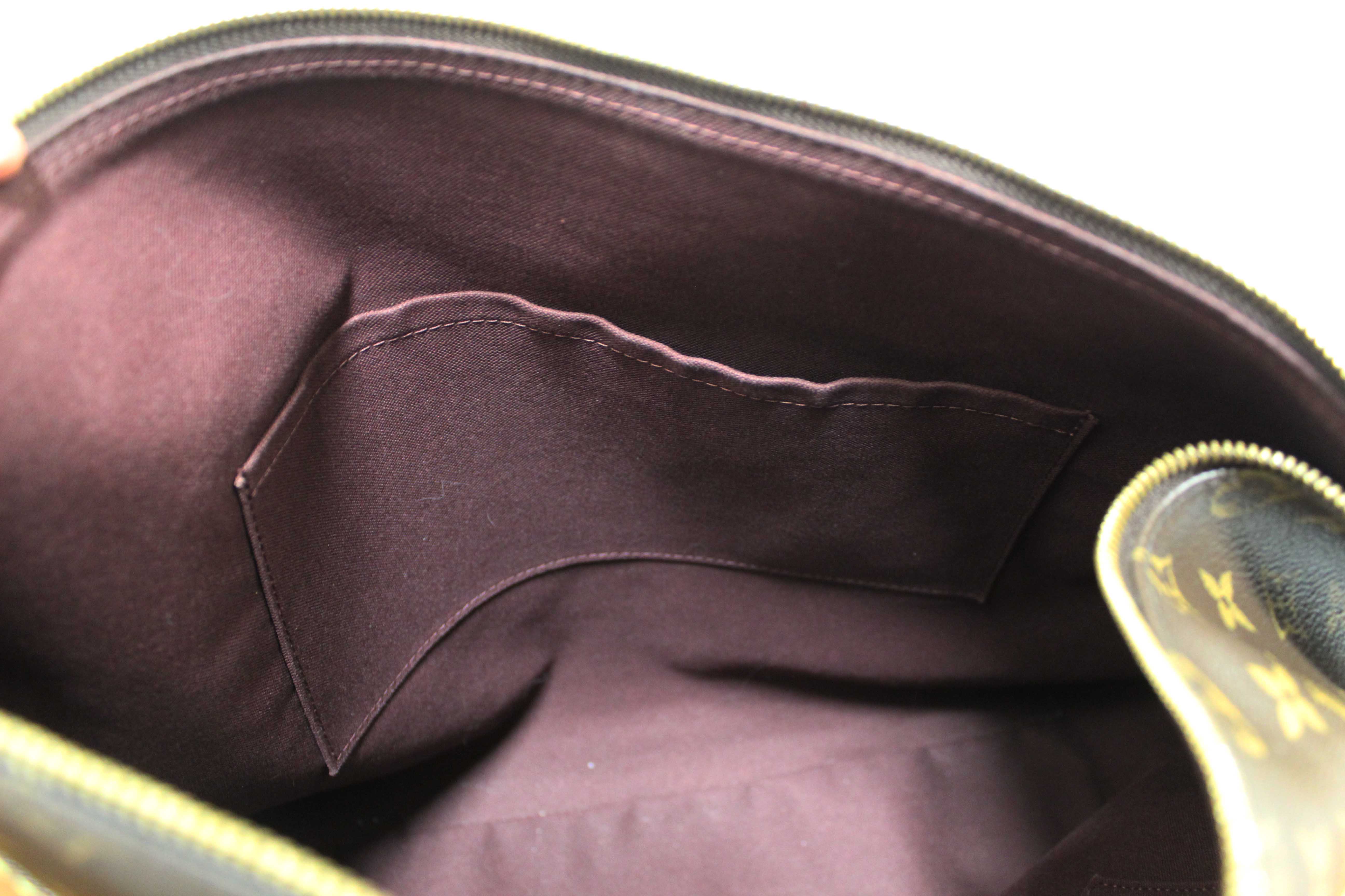 Authentic Louis Vuitton Classic Monogram Berri MM Hobo Shoulder Bag