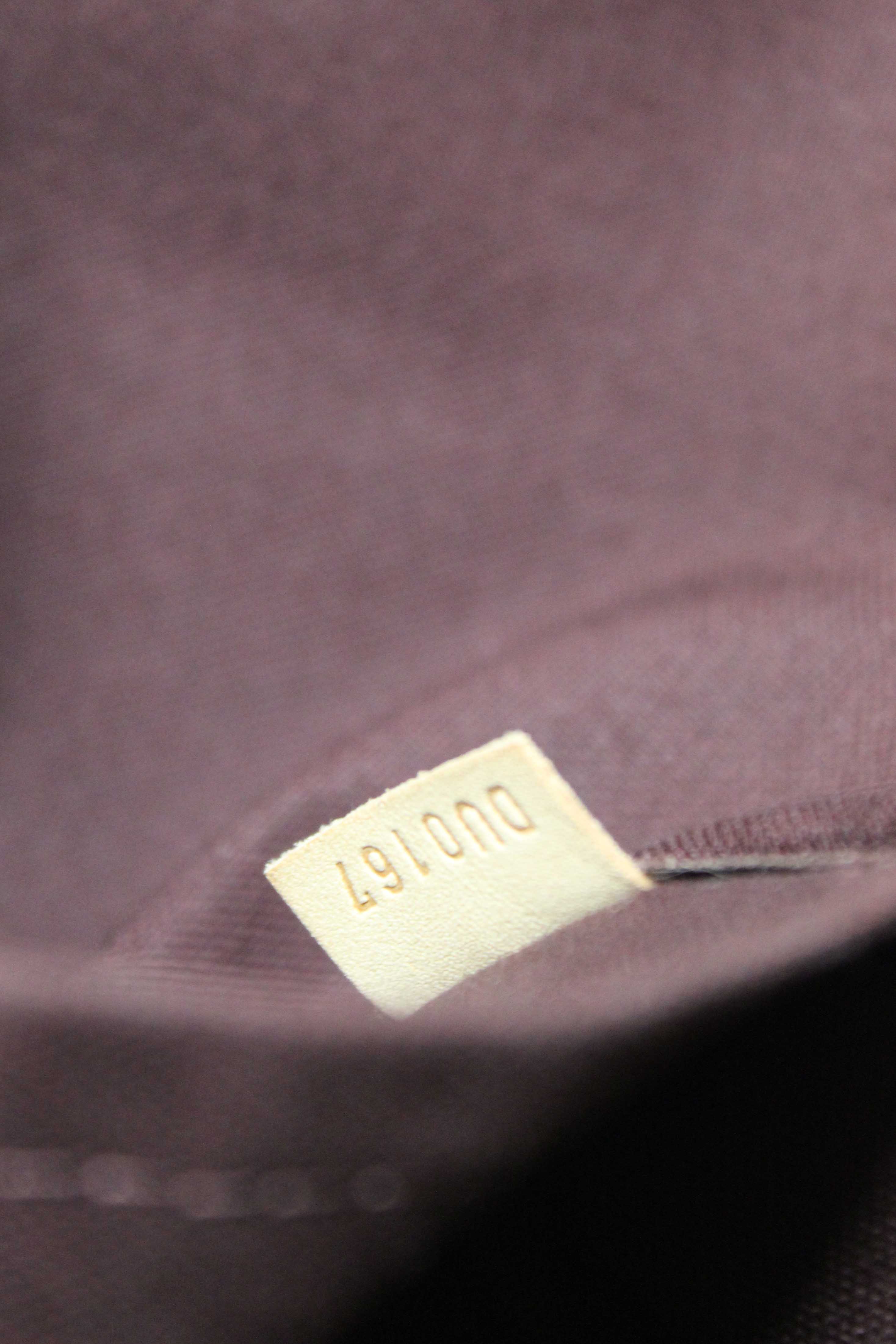 Authentic Louis Vuitton Classic Monogram Berri MM Hobo Shoulder Bag