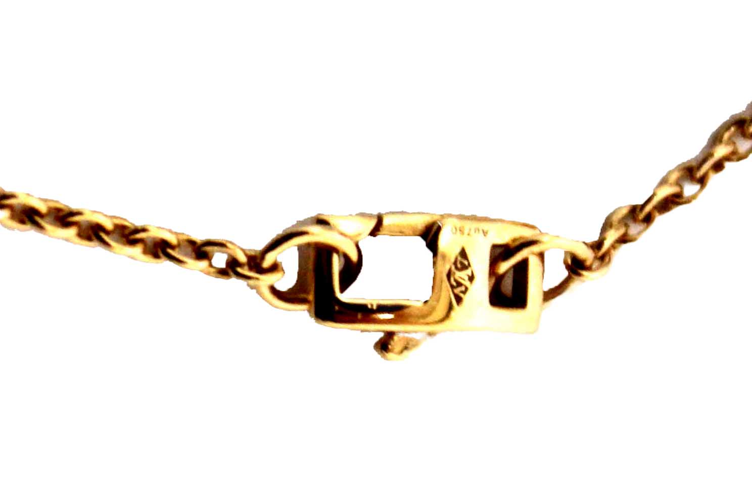 Authentic Louis Vuitton Pink Gold and White Mother-Of-Pearl Color Blossom Sun Pendant Necklace