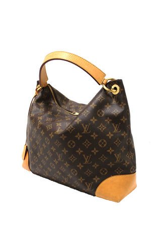 Authentic Louis Vuitton Classic Monogram Berri MM Hobo Shoulder Bag