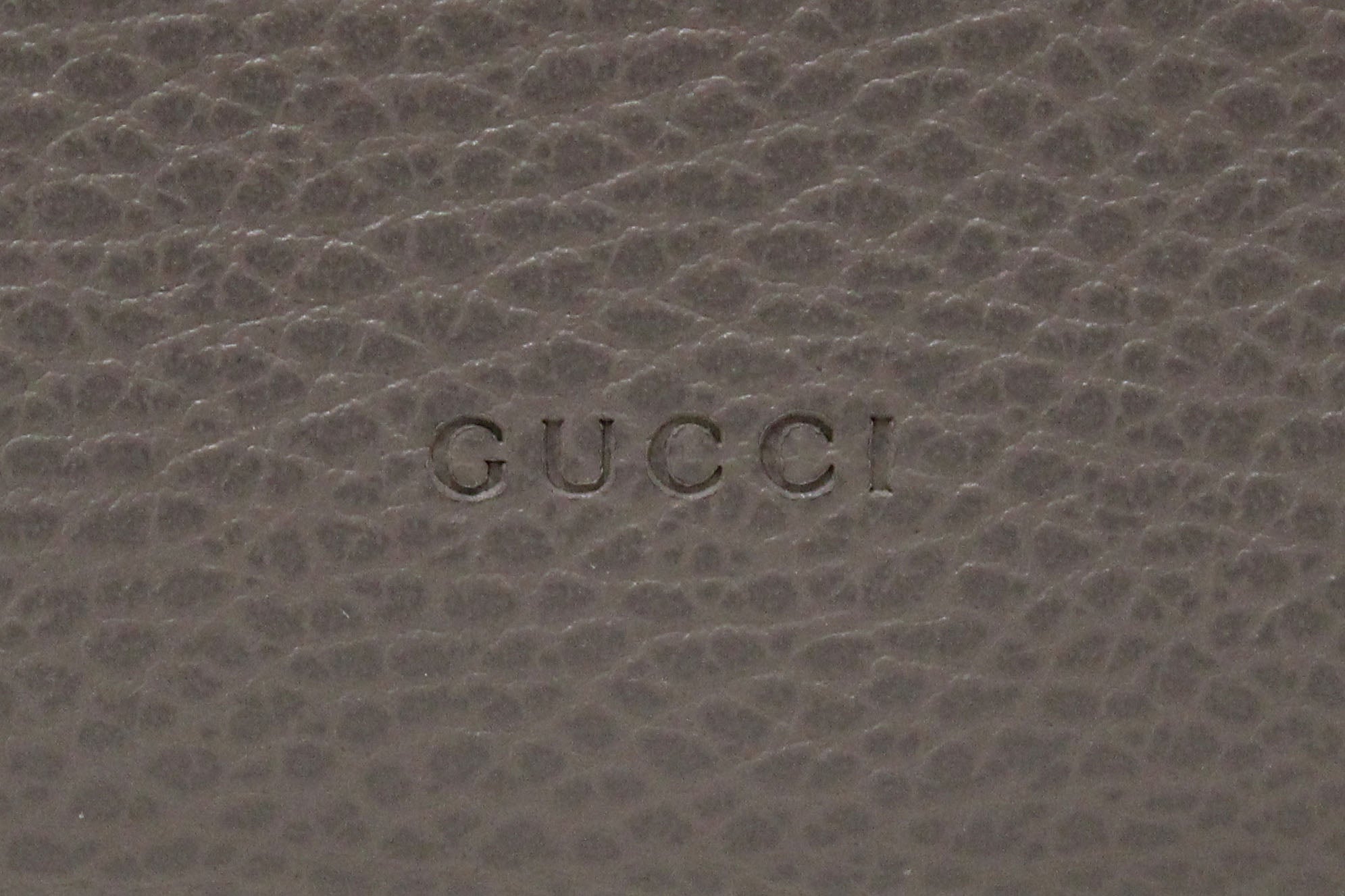 Authentic NEW Gucci Grey Leather Dionysus Mini Chain Wallet