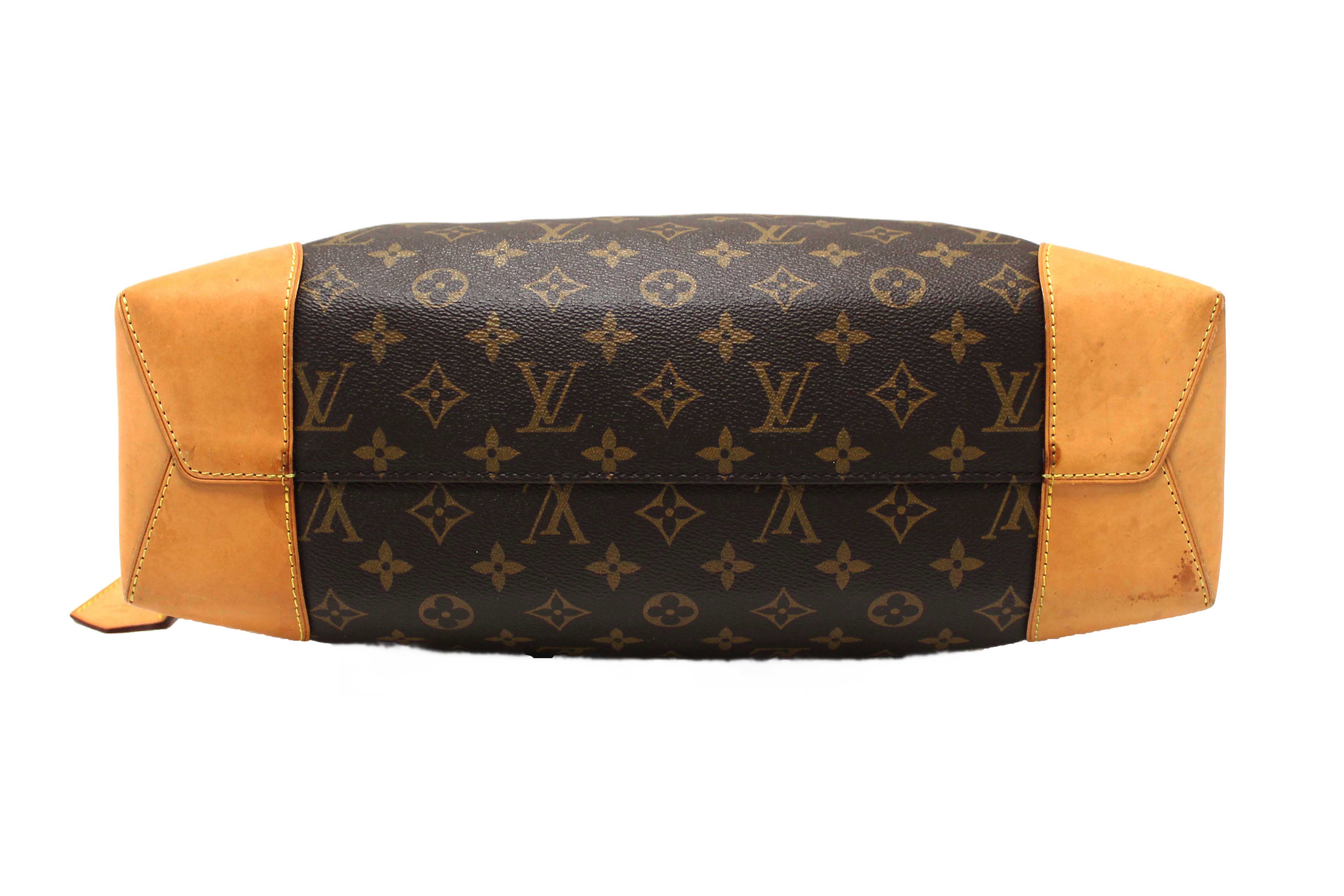 Authentic Louis Vuitton Classic Monogram Berri MM Hobo Shoulder Bag