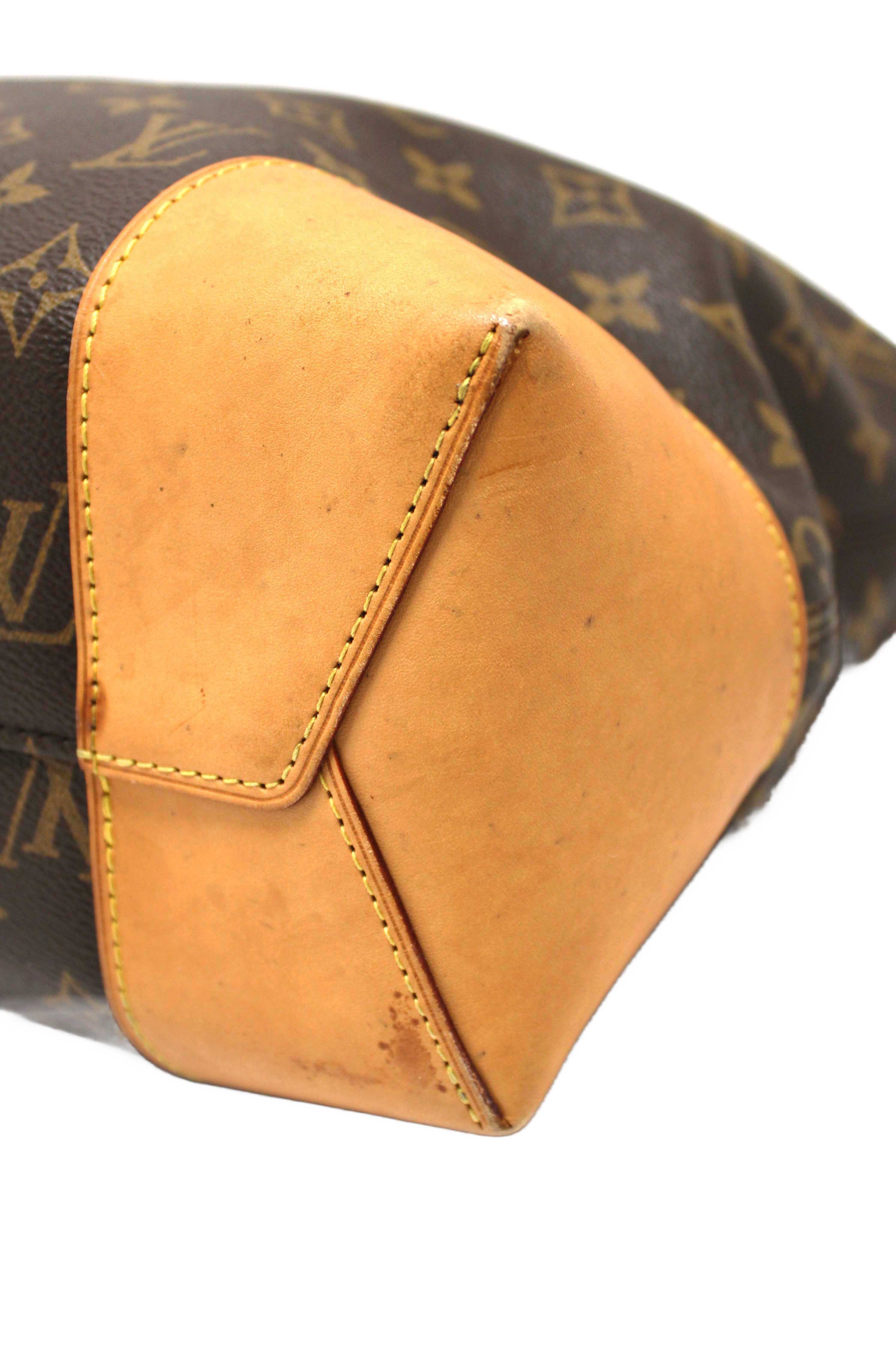 Authentic Louis Vuitton Classic Monogram Berri MM Hobo Shoulder Bag