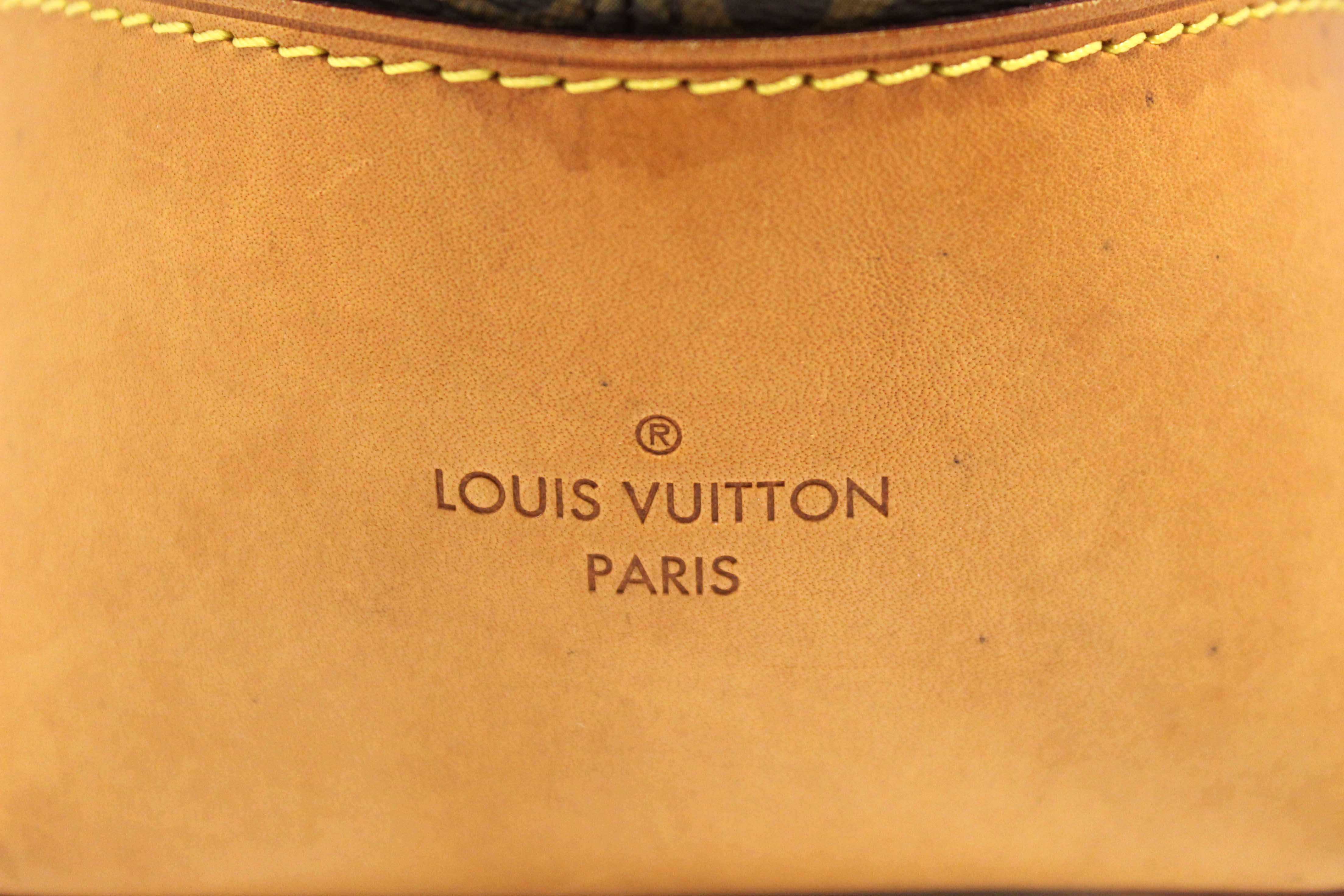 Authentic Louis Vuitton Classic Monogram Berri MM Hobo Shoulder Bag