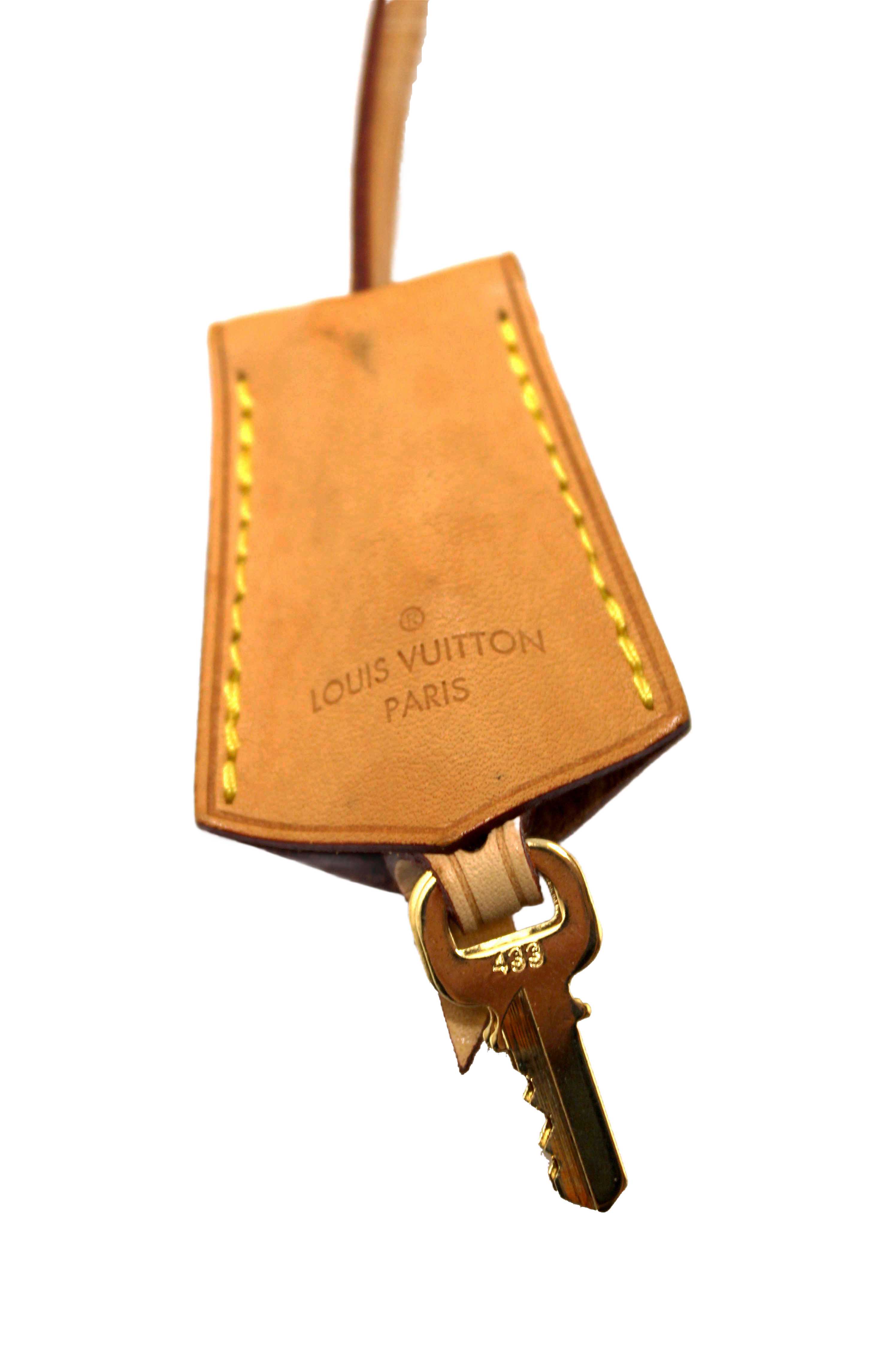 Authentic Louis Vuitton Classic Monogram Berri MM Hobo Shoulder Bag
