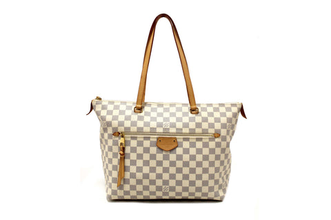 Authentic Louis Vuitton Damier Azur Iena PM Tote Shoulder Bag