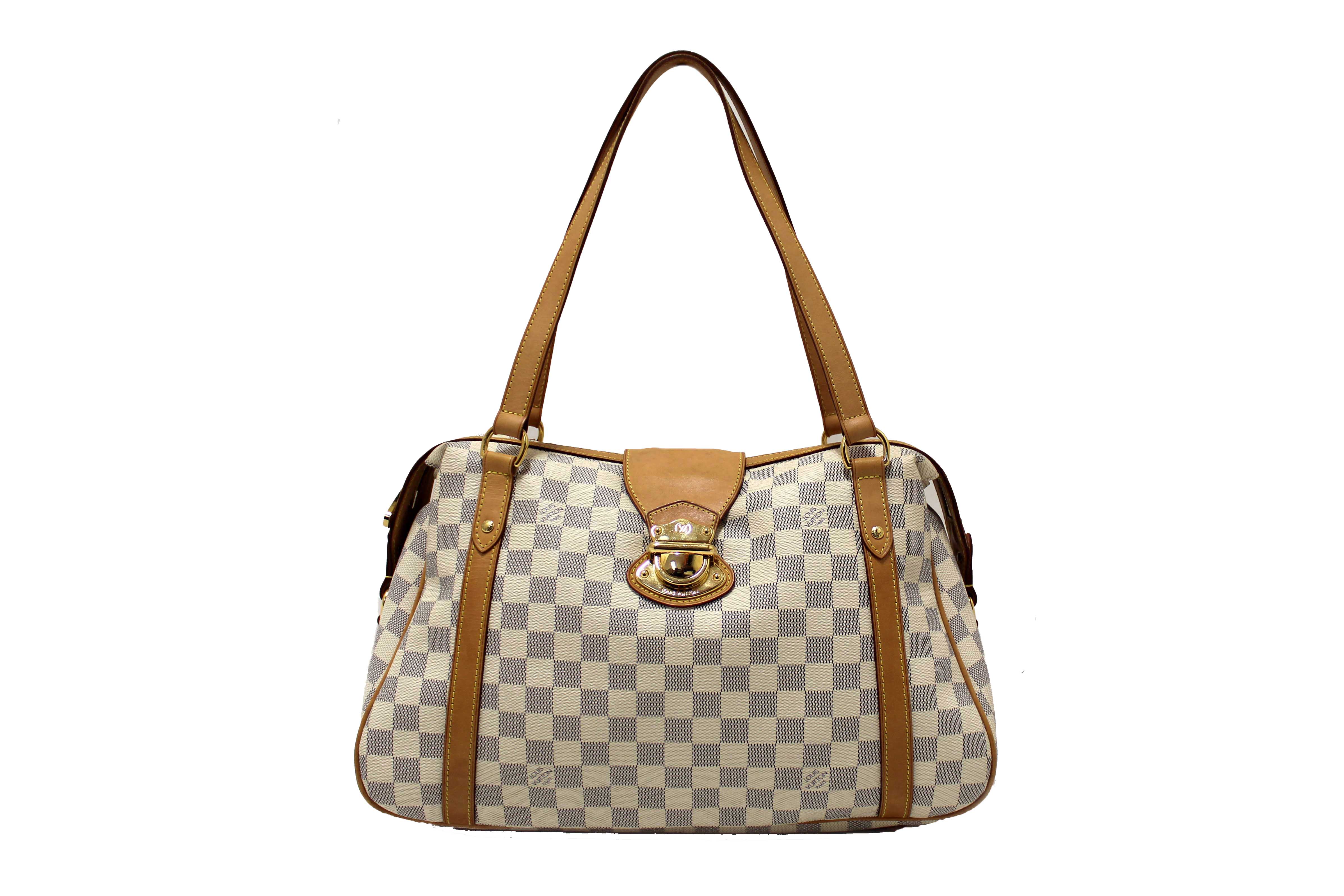 Authentic Louis Vuitton Damier Azur Stresa PM Shoulder Bag