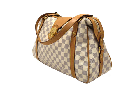 Authentic Louis Vuitton Damier Azur Stresa PM Shoulder Bag