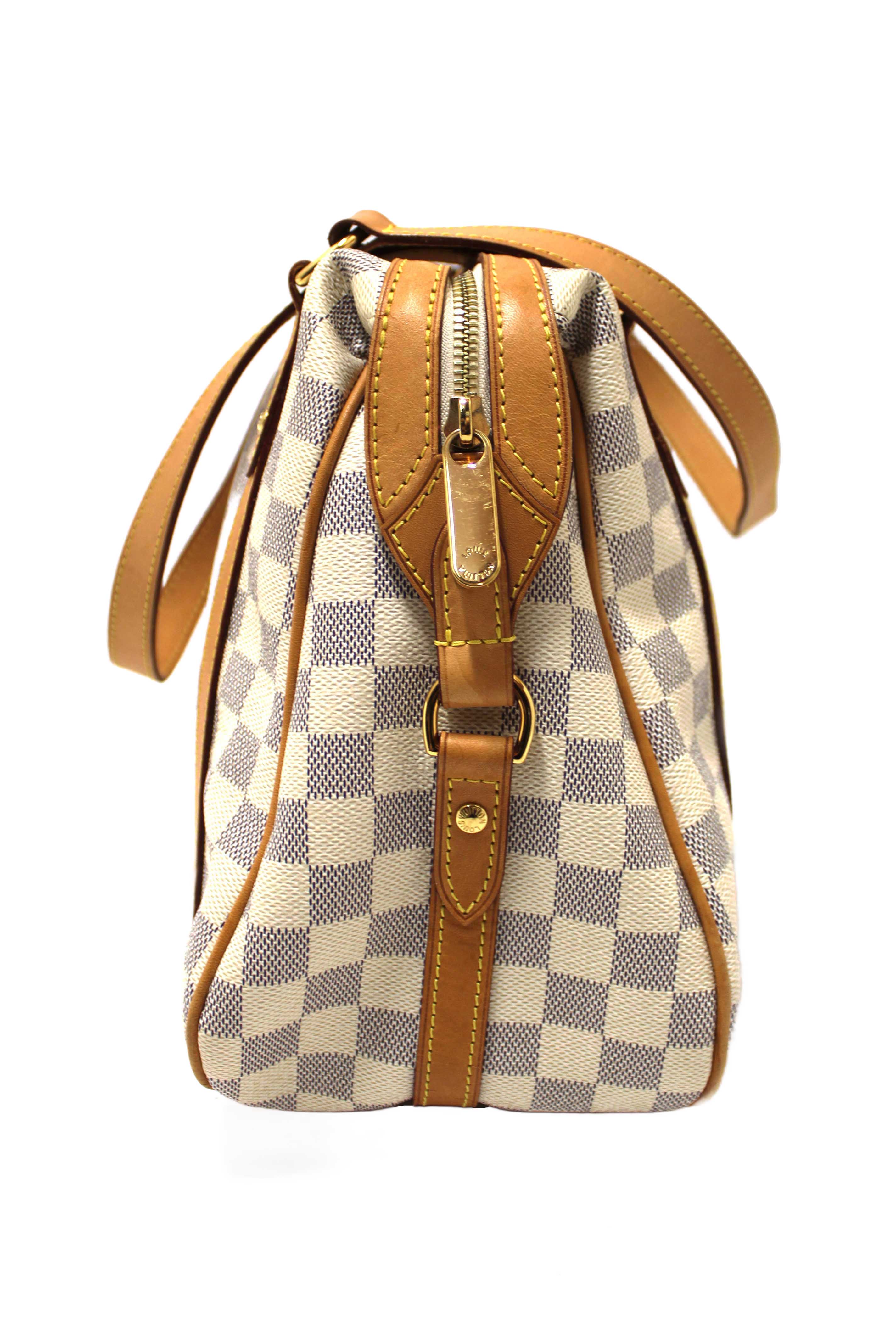 Authentic Louis Vuitton Damier Azur Stresa PM Shoulder Bag