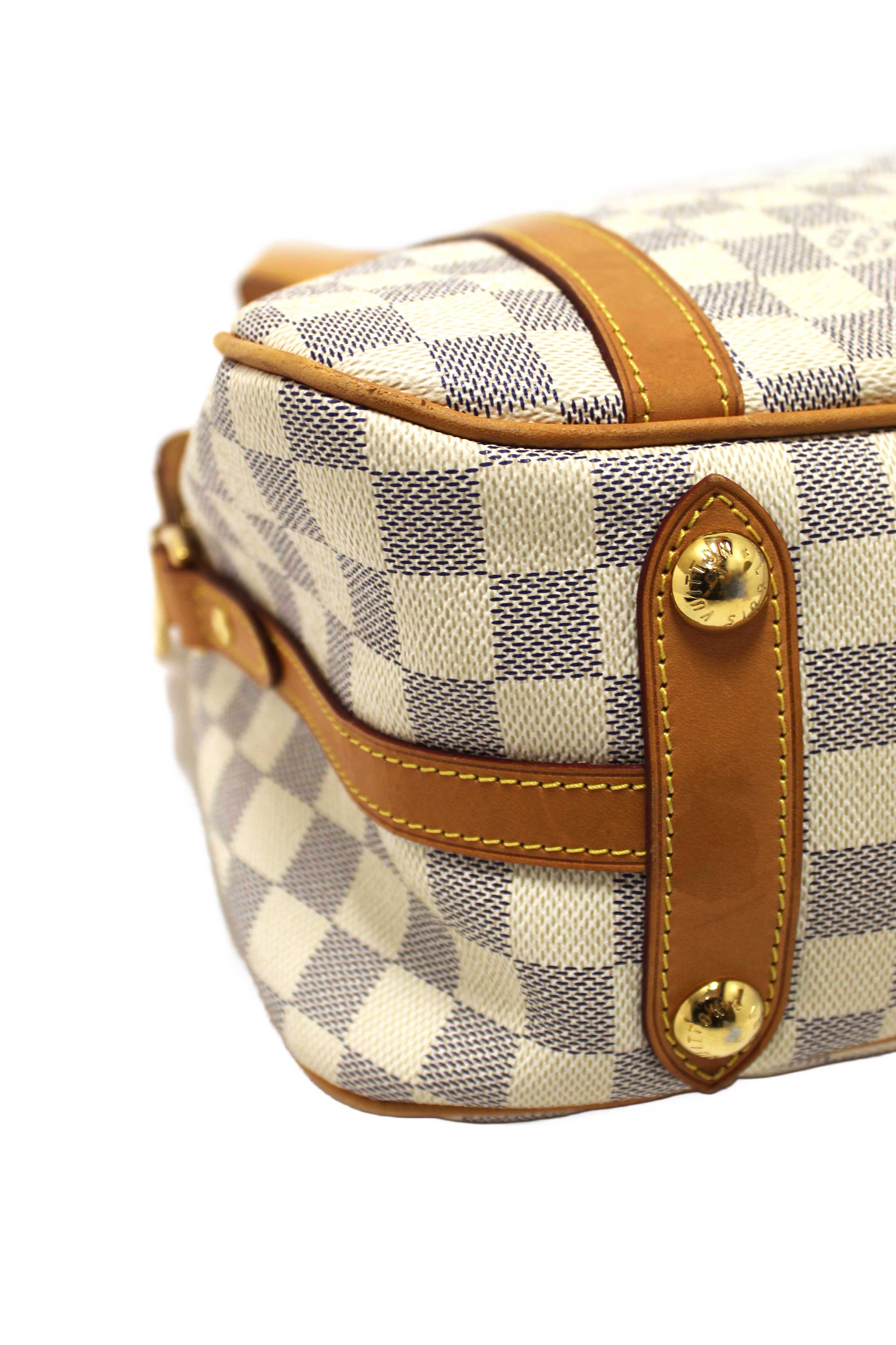 Authentic Louis Vuitton Damier Azur Stresa PM Shoulder Bag