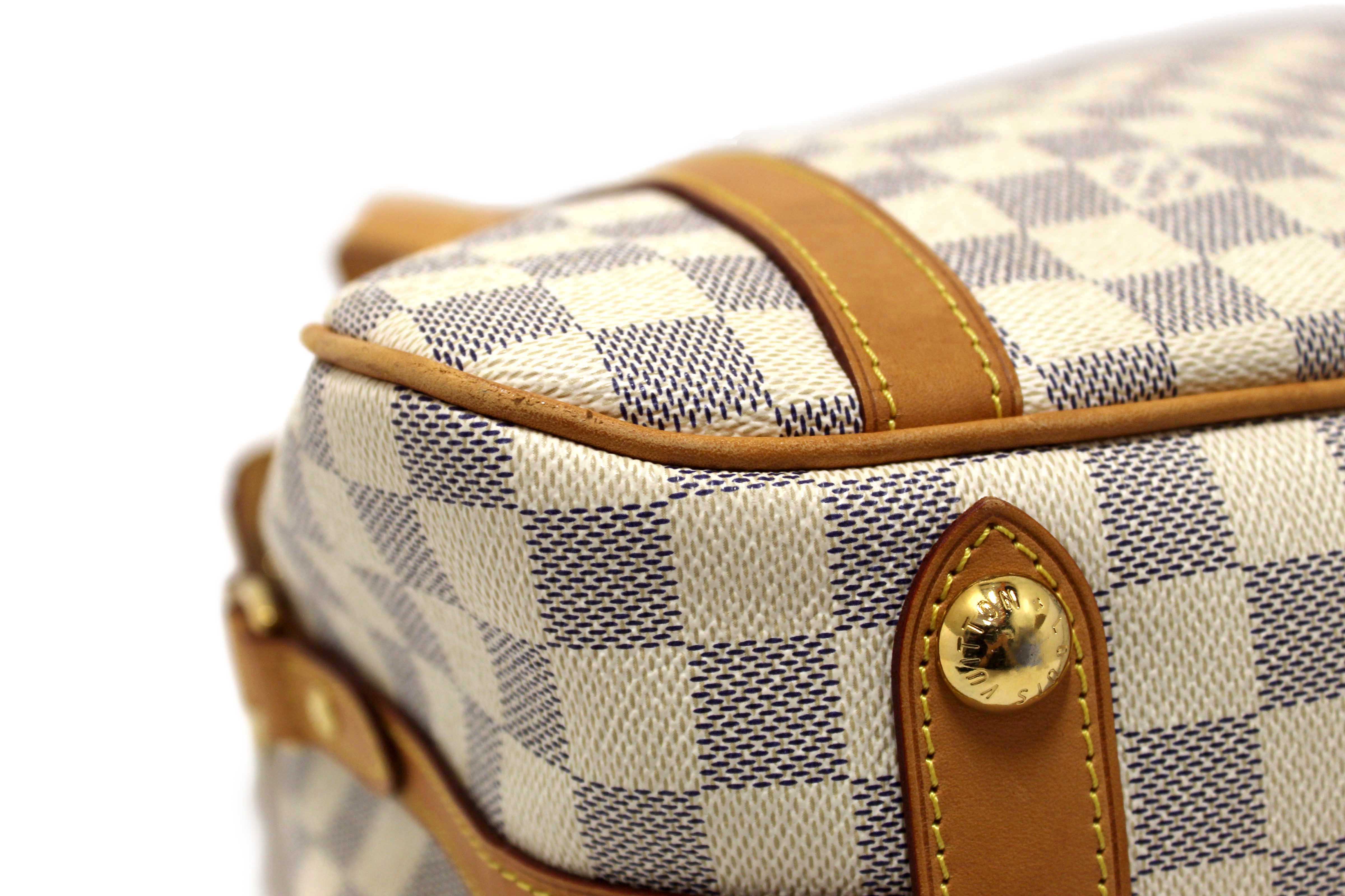 Authentic Louis Vuitton Damier Azur Stresa PM Shoulder Bag