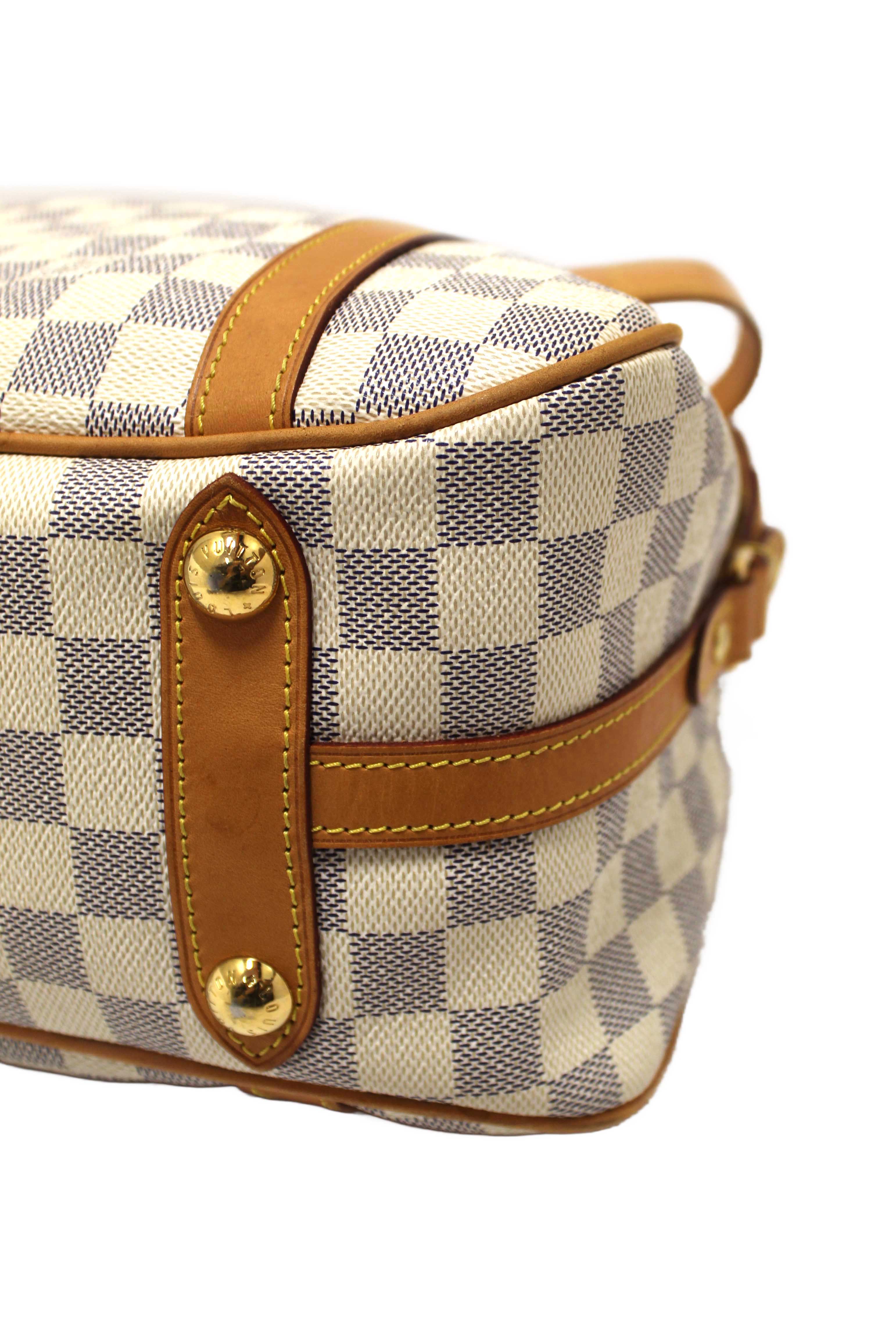 Authentic Louis Vuitton Damier Azur Stresa PM Shoulder Bag